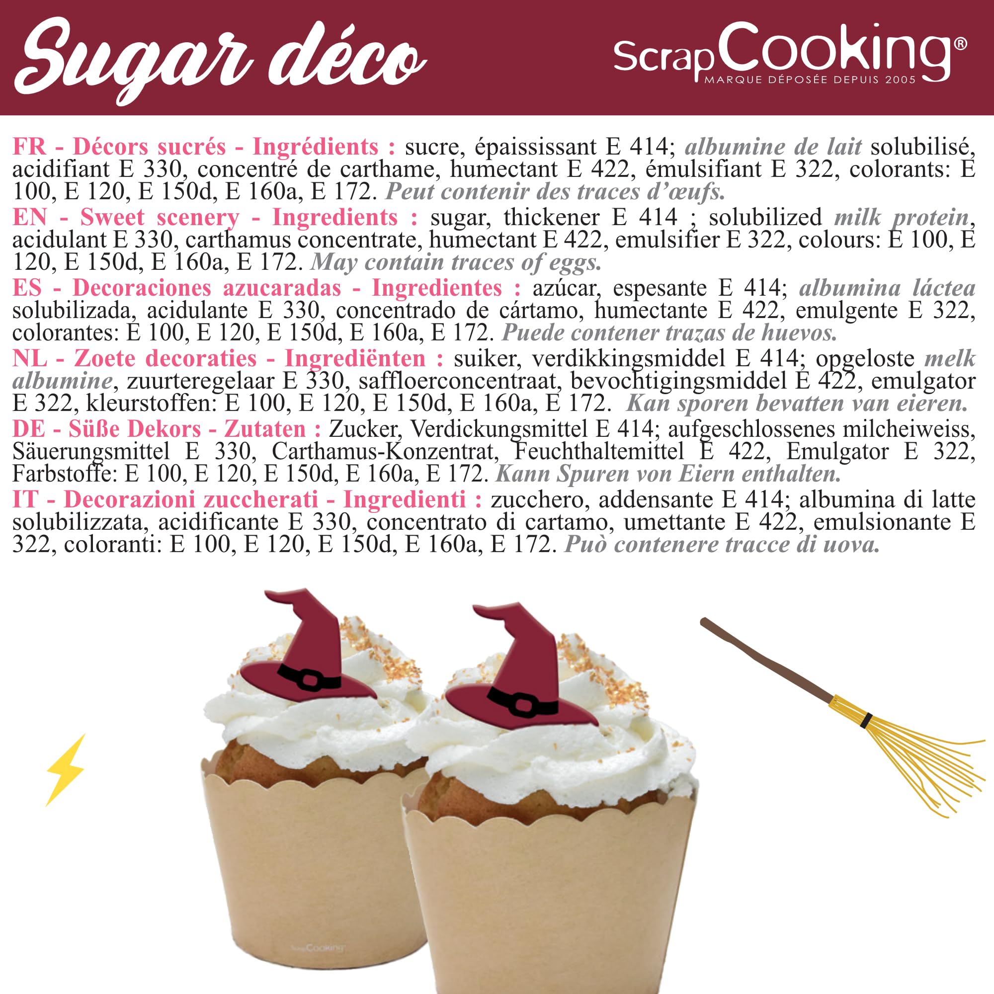 scrapcooking-d-corations-d-cosucres-sorcier-6981-6-pi-ces image 3