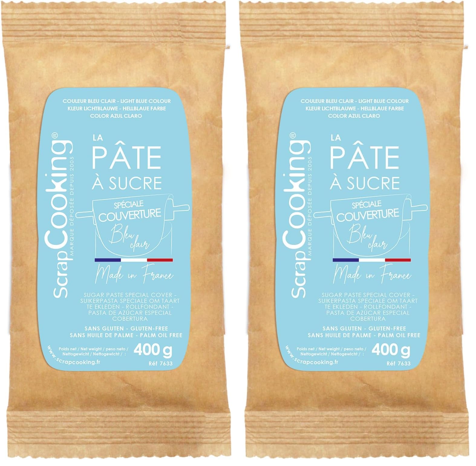 scrapcooking-p-te-sucre-bleu-clair-400-g-7633 image 2