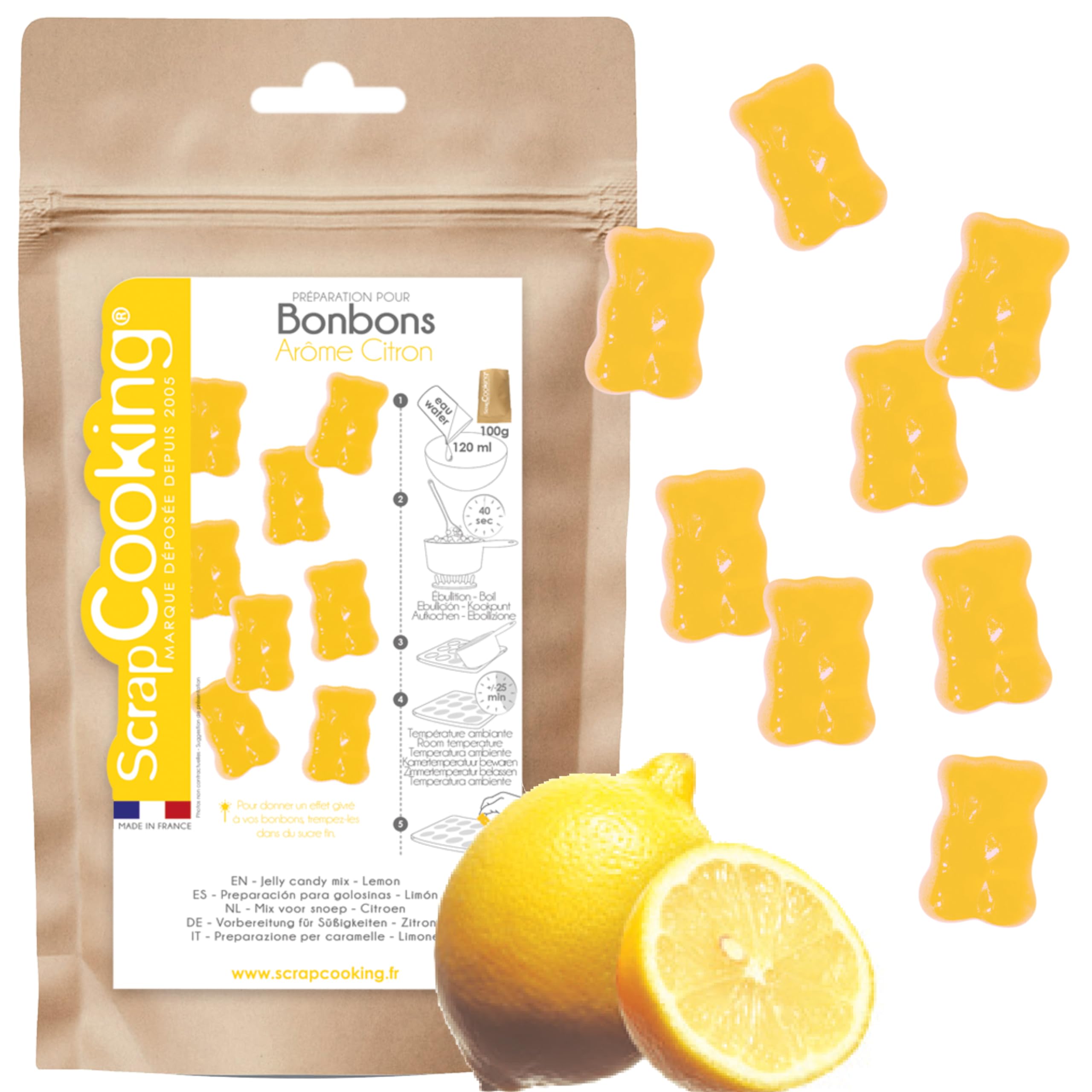 scrapcooking-ingr-dients-8543-pr-paration-bonbons-citron-100-g image 1