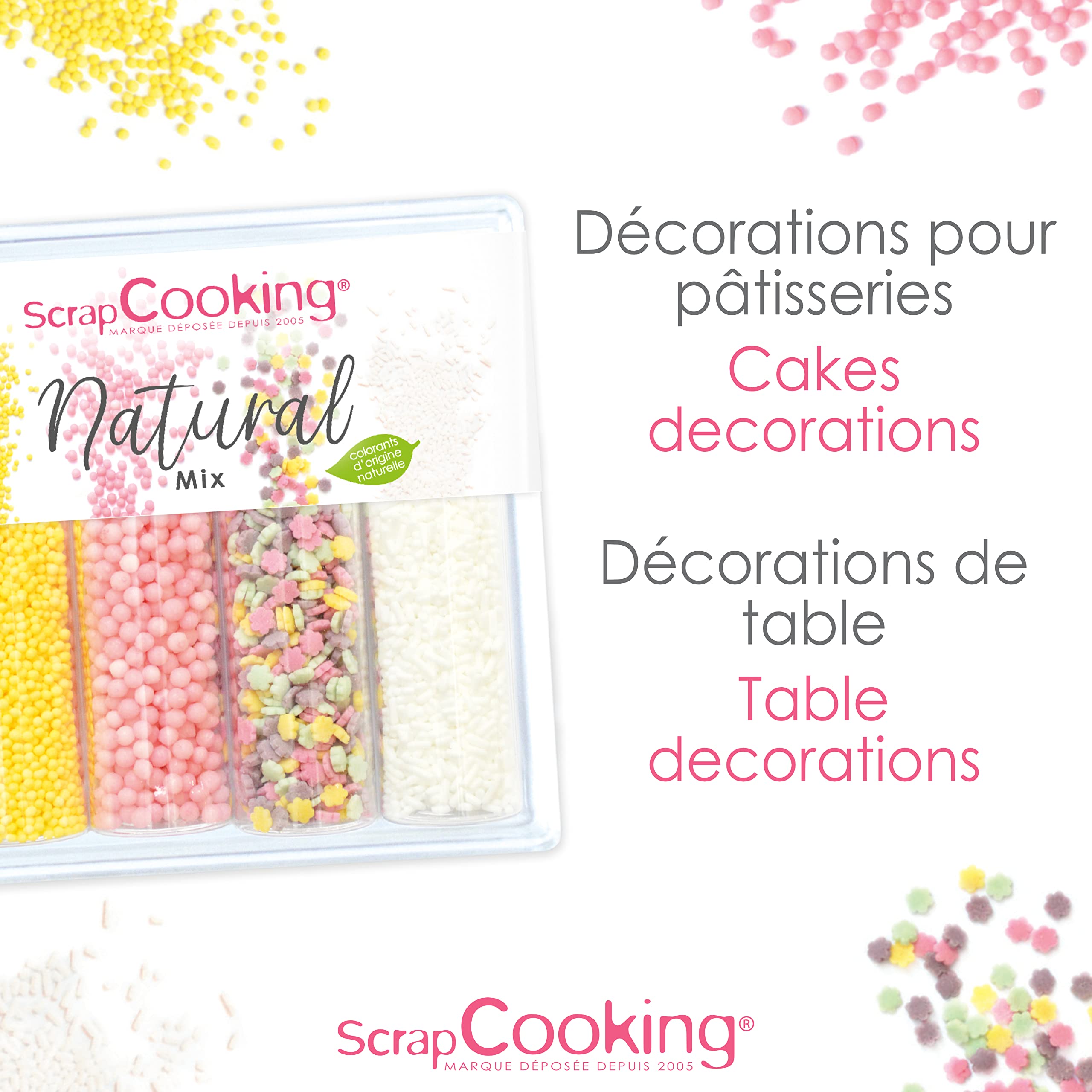 scrapcooking-d-corations-d-cors-sucr-s-natural-mix-74g-7524 image 3