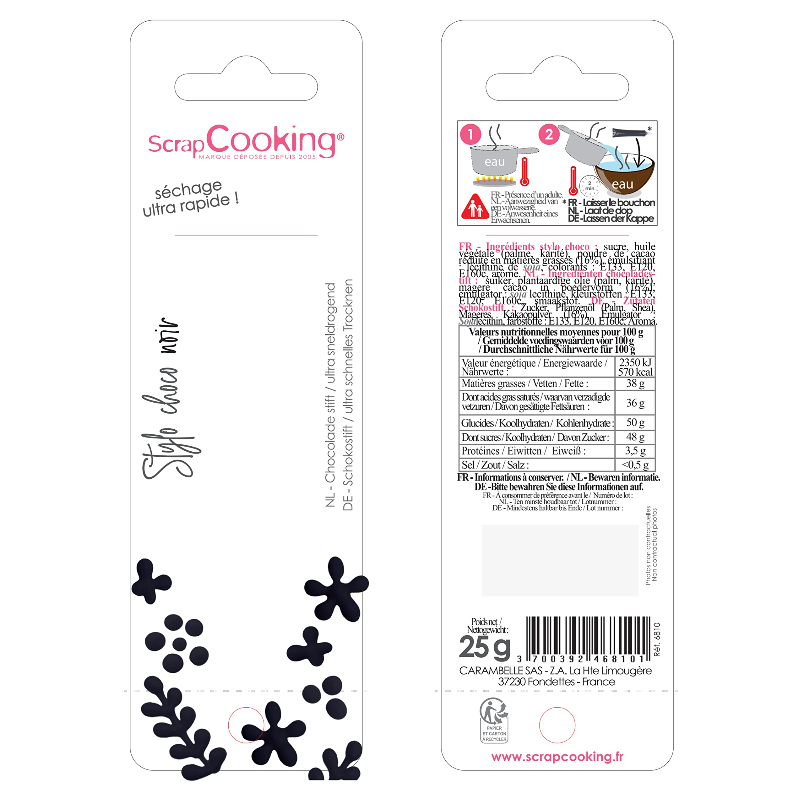 scrapcooking-stylo-choco-noir-25-g-crayon-p-tisserie image 8