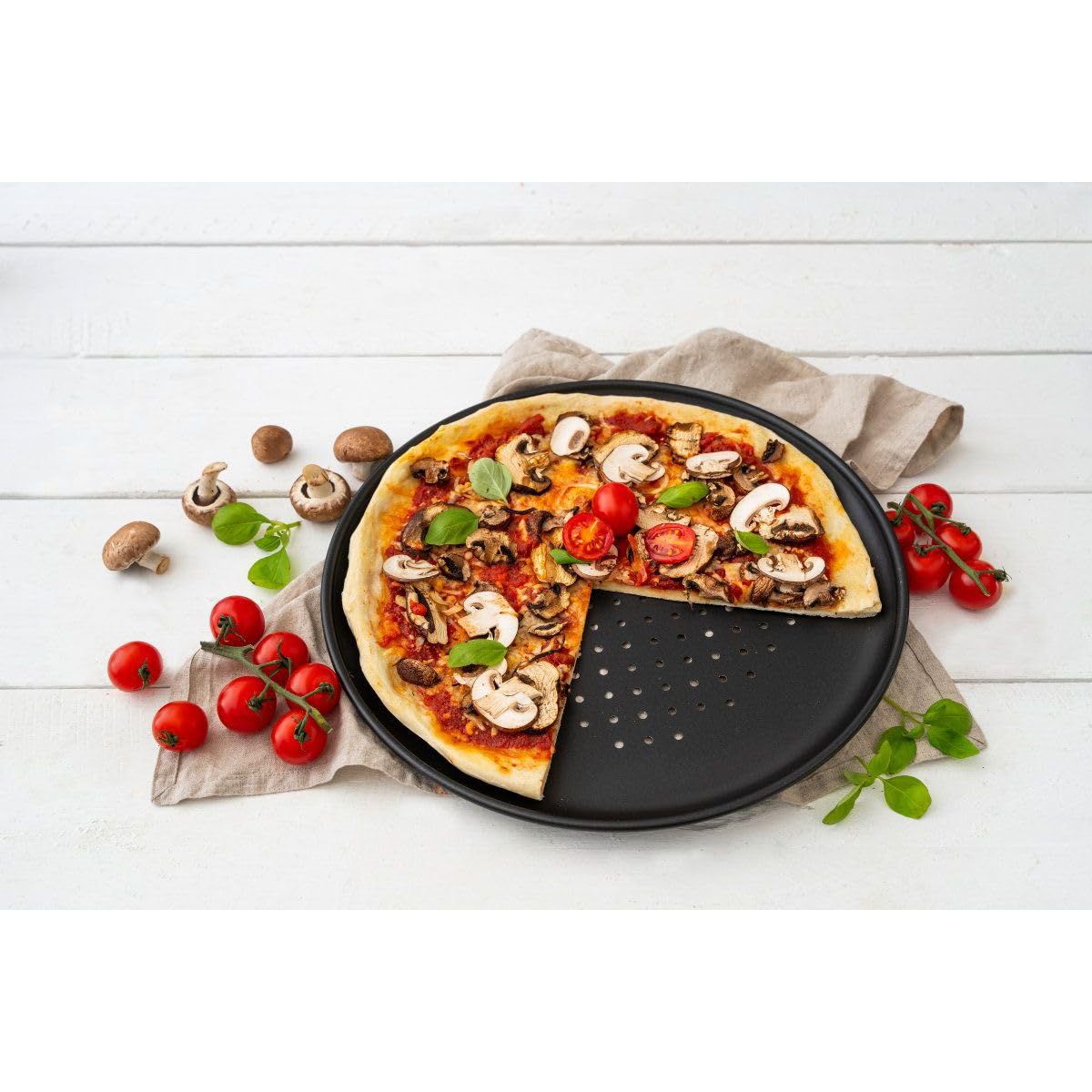 zenker-black-metallic-lot-2-plaques-pizza-perfor-es-32-cm image 5