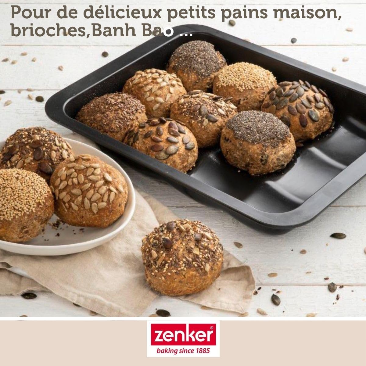 zenker-dein-brot-6517-moule-pain-acier-12-petits-pains image 4
