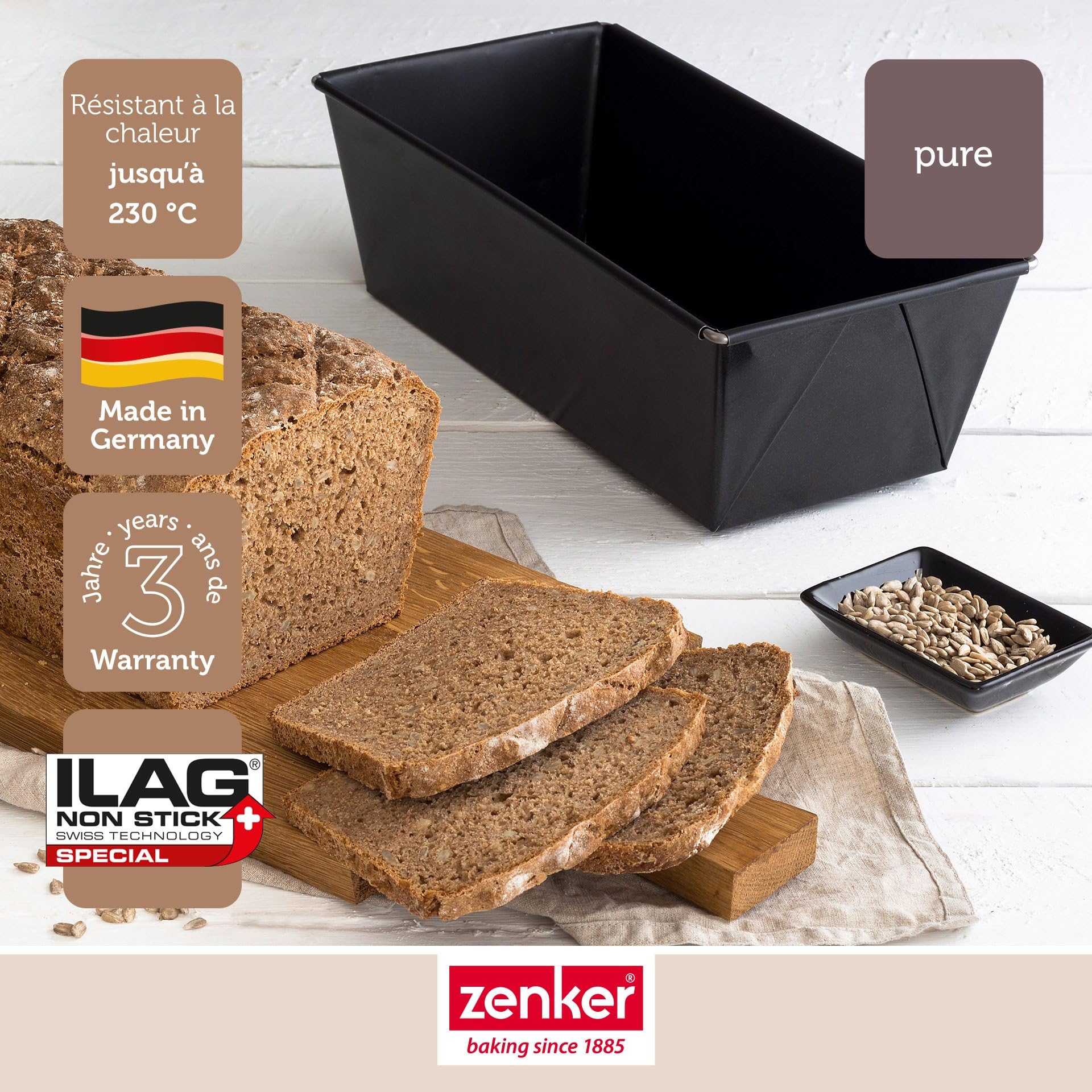 zenker-dein-brot-3974-moule-cake-extensible-28-40-cm image 2