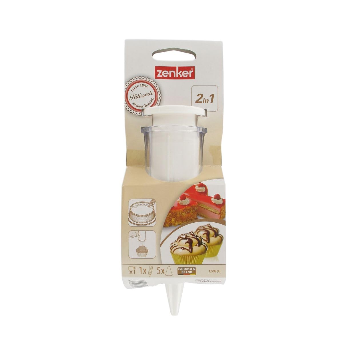 zenker-patisserie-seringue-42798-seringue-p-tisserie-5-embouts image 5