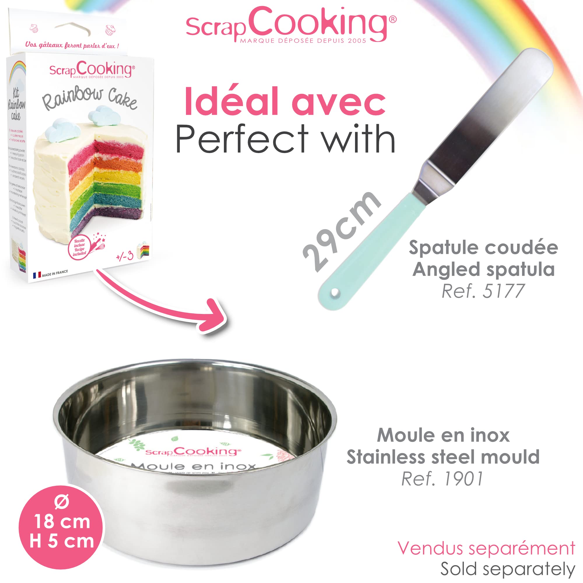 scrapcooking-kit-3969-rainbow-cake-4-levures-colorantes-recette image 8