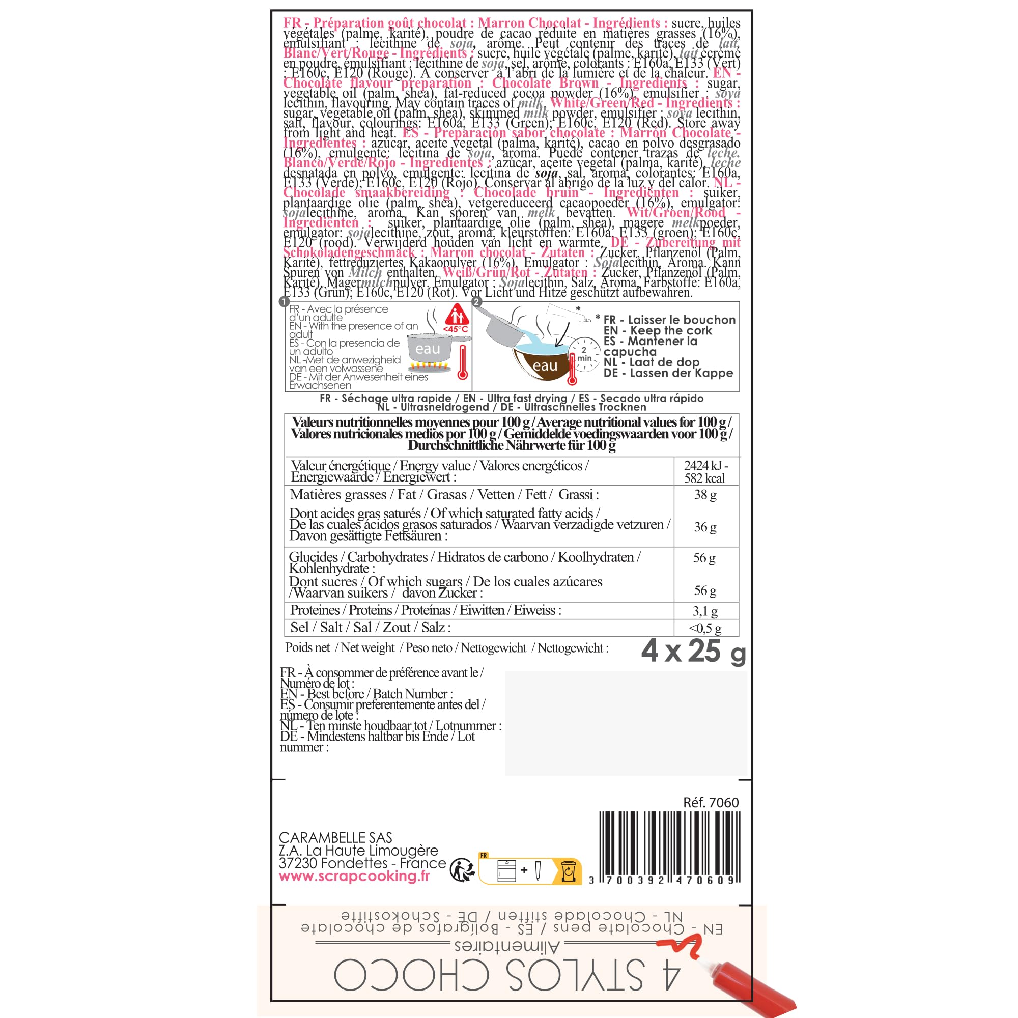 scrapcooking-stylo-choco-no-l-4-couleurs-7060 image 8