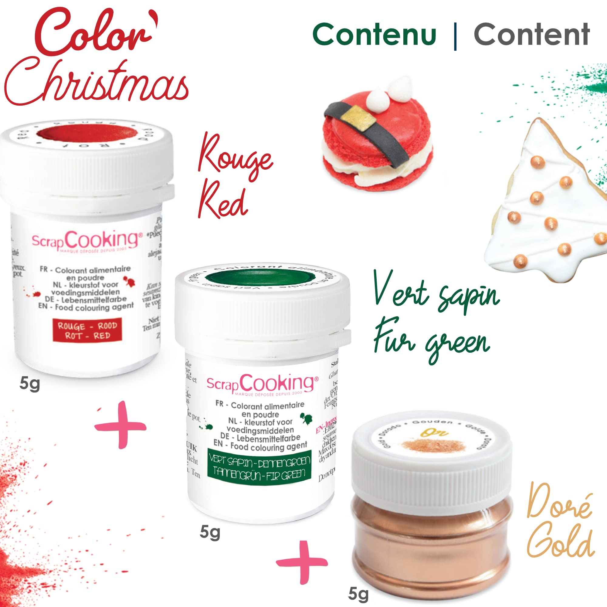 scrapcooking-4018-colorants-poudre-no-l-rouge-vert-dor-x3 image 5
