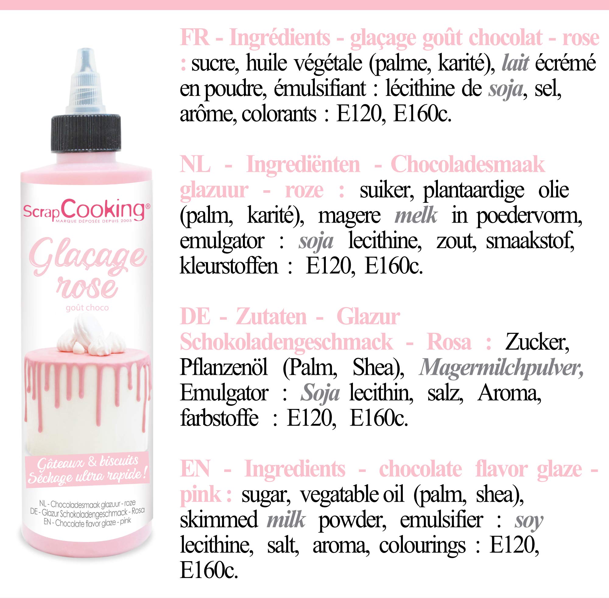 scrapcooking-ingr-dients-gla-age-rose-4701-chocolat-130g image 6