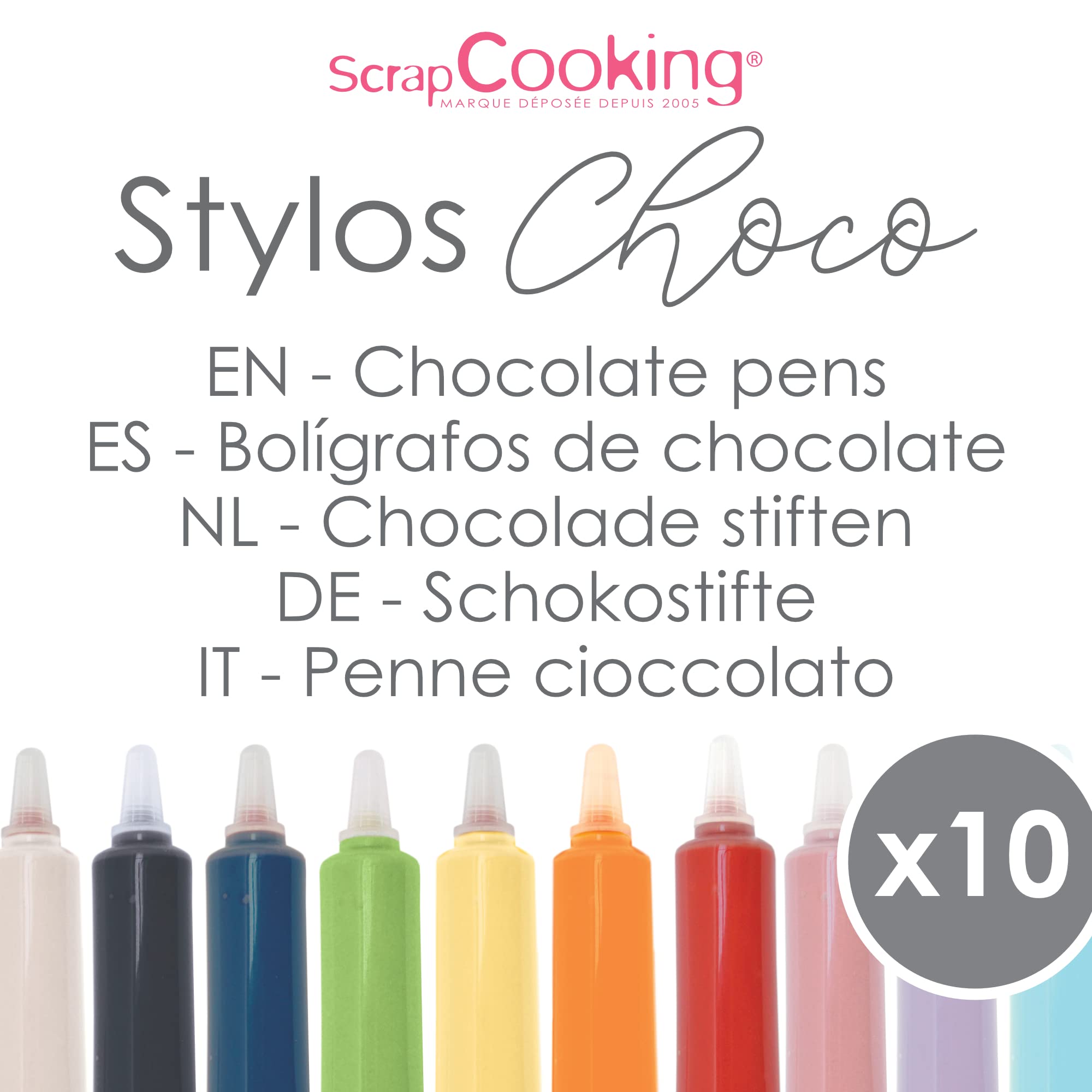 scrapcooking-6820-stylos-choco-gla-age-10-x-25-g-go-t-chocolat image 3