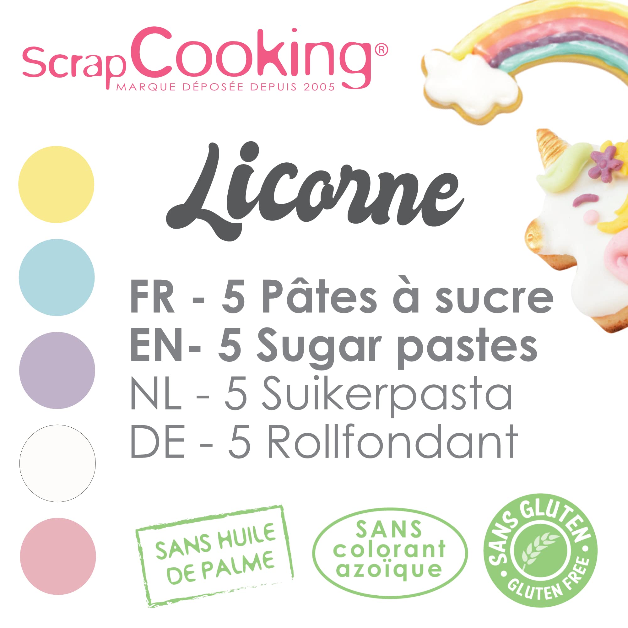 scrapcooking-7254-p-tes-sucre-licorne-5x80-g-pastel image 2