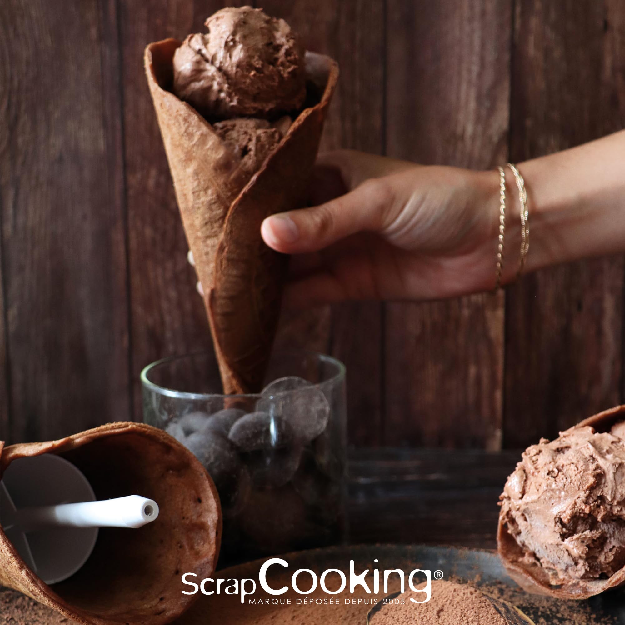 scrapcooking-ingr-dients-8547-pr-paration-cornets-chocolat-260-g image 8