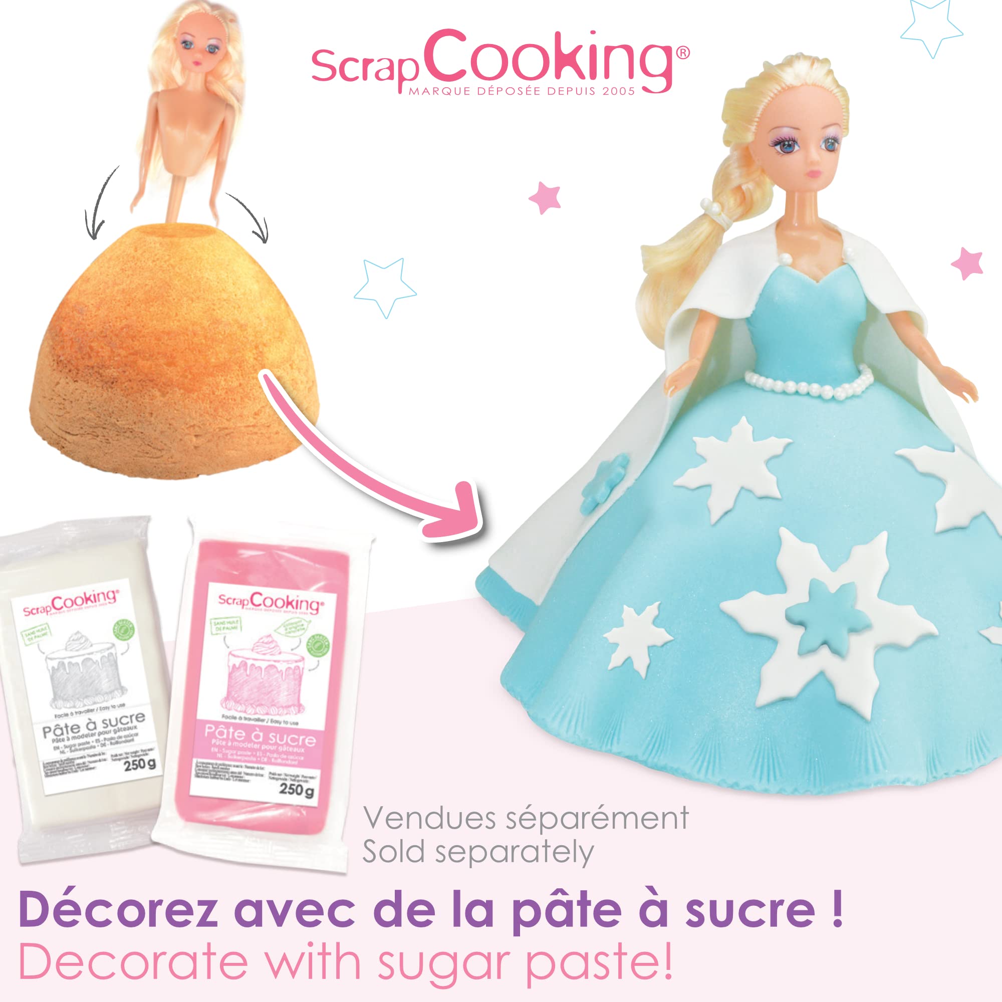 scrapcooking-moules-1904-kit-g-teau-princesse-d-me-inox image 7