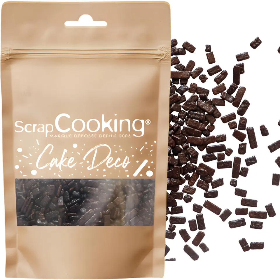 scrapcooking-d-corations-paillettes-chocolat-7476-50-g-d-co-g-teau image 1