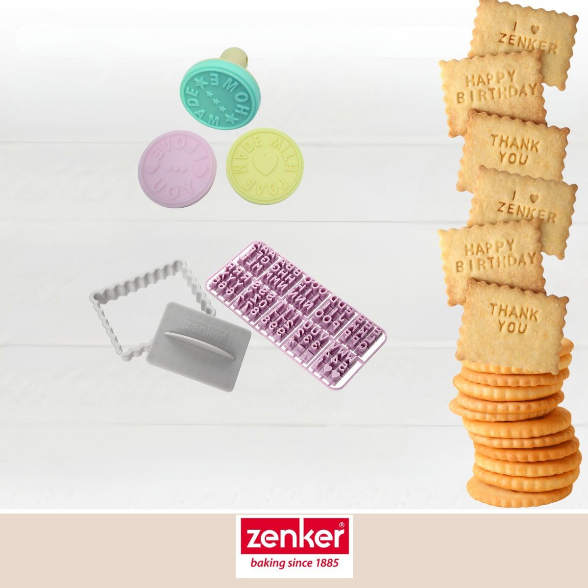 zenker-special-creative-9926150-tampons-biscuits-message-lot-de-3 image 2