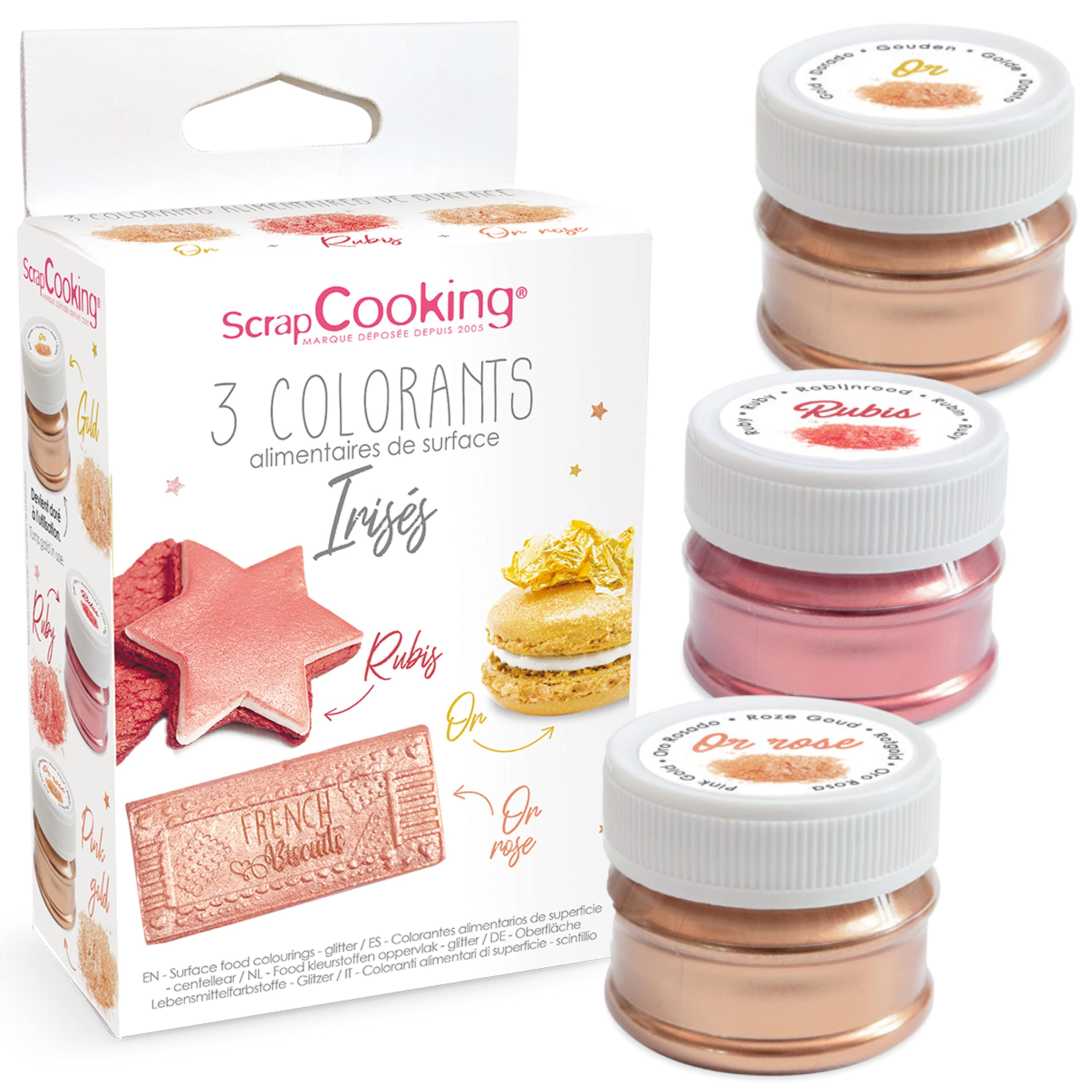 scrapcooking-colorants-3-poudres-iris-es-or-rose-rubis-4019 image 1
