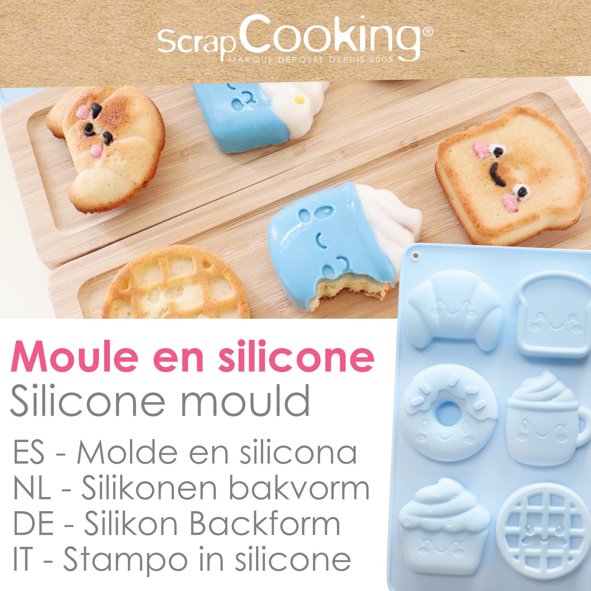 scrapcooking-moules-3187-moule-silicone-g-teaux-kawaii-6-formes image 2