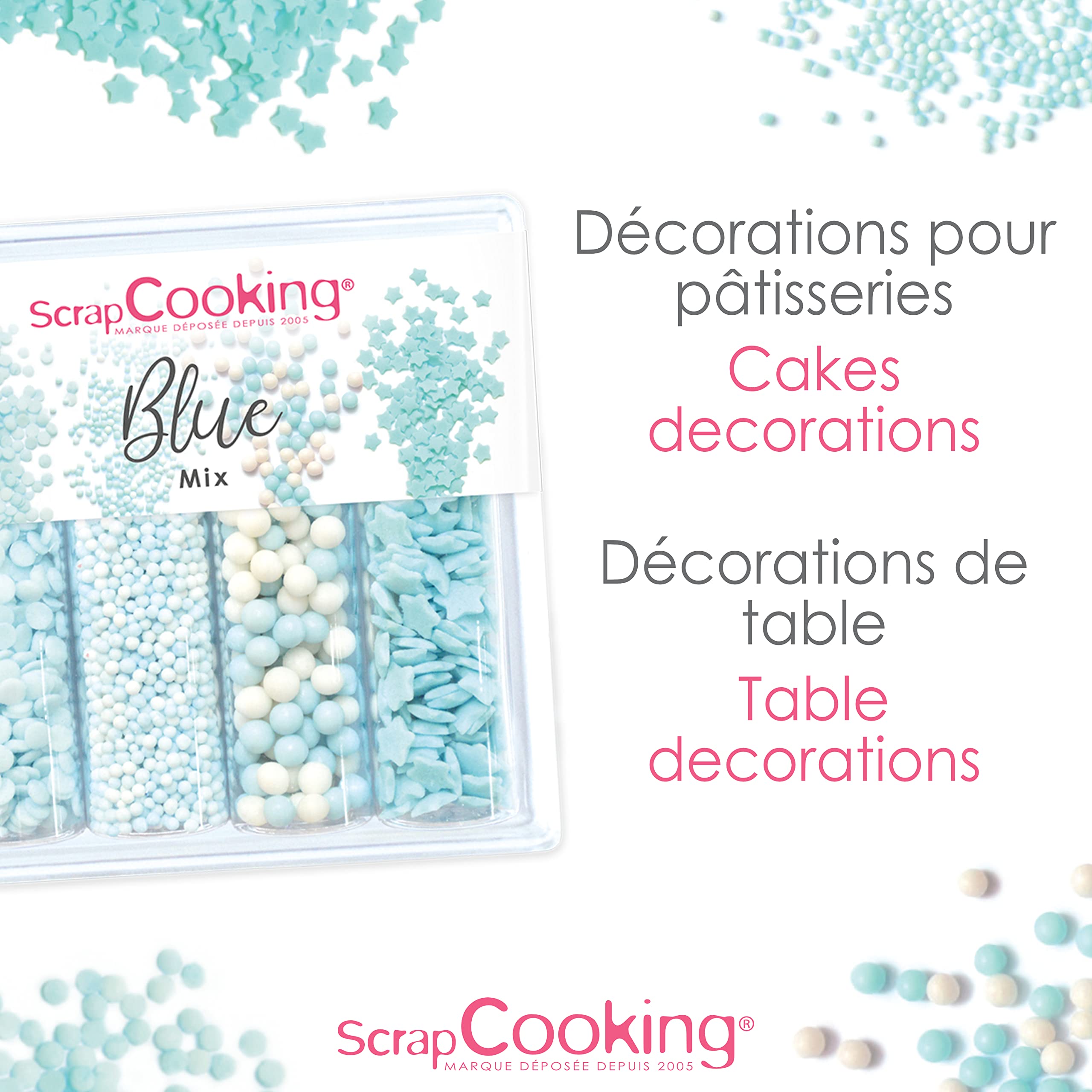 scrapcooking-d-corations-7510-d-cors-sucr-s-blue-mix-64g image 3