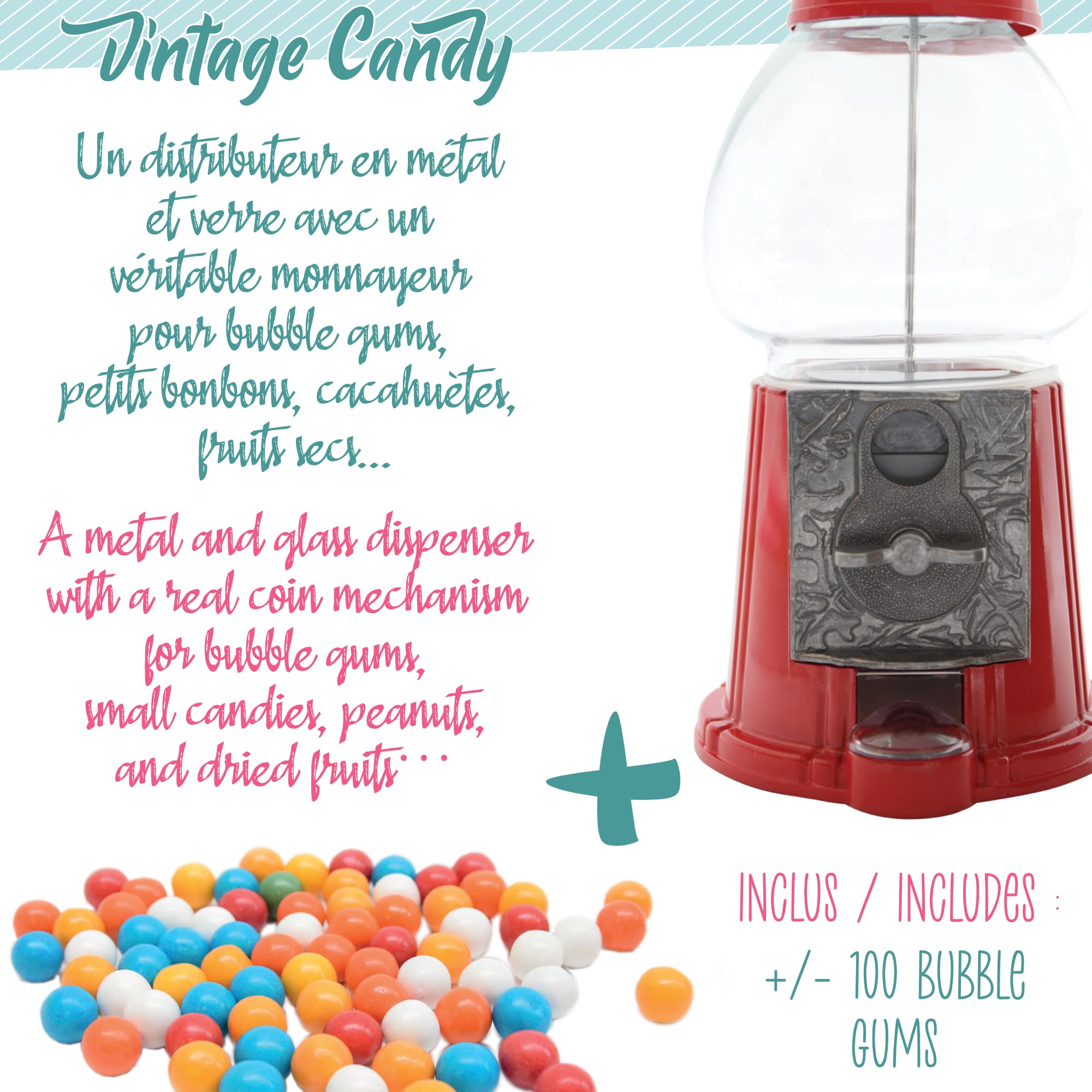scrapcooking-appareils-distributeur-bonbons-vintage-rouge-monnayeur image 6