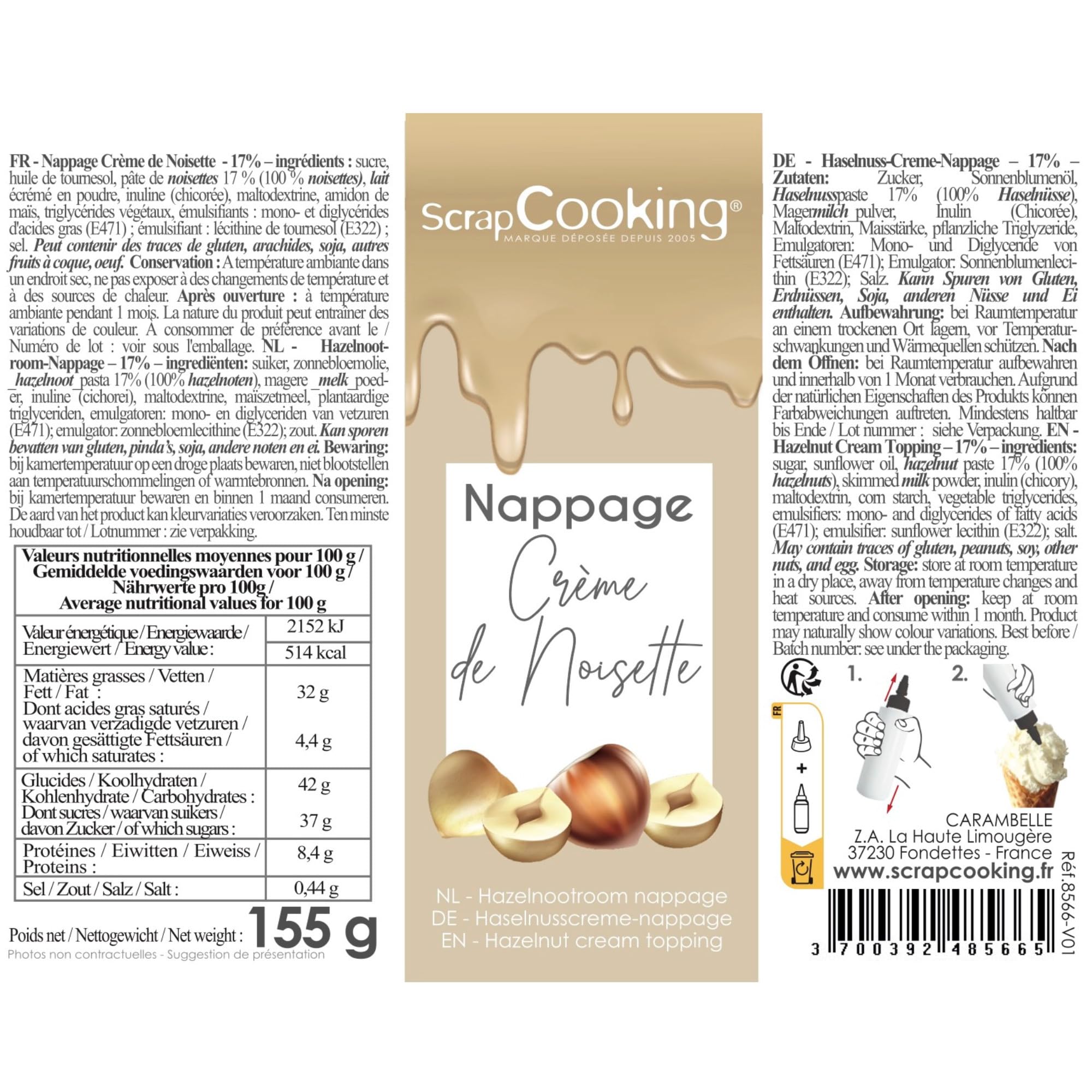 scrapcooking-ingr-dients-8566-nappage-noisette-squeezer-165-g image 3