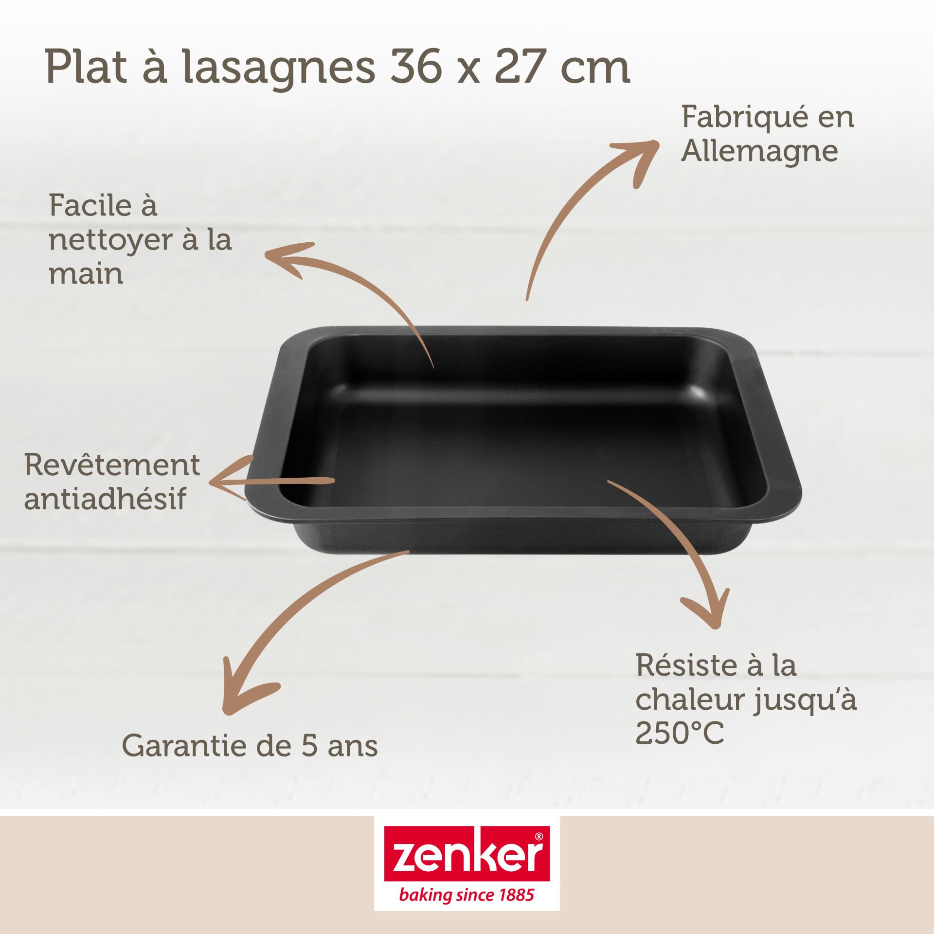 zenker-special-cooking-7503-plat-lasagne-inox-36x27-cm image 5