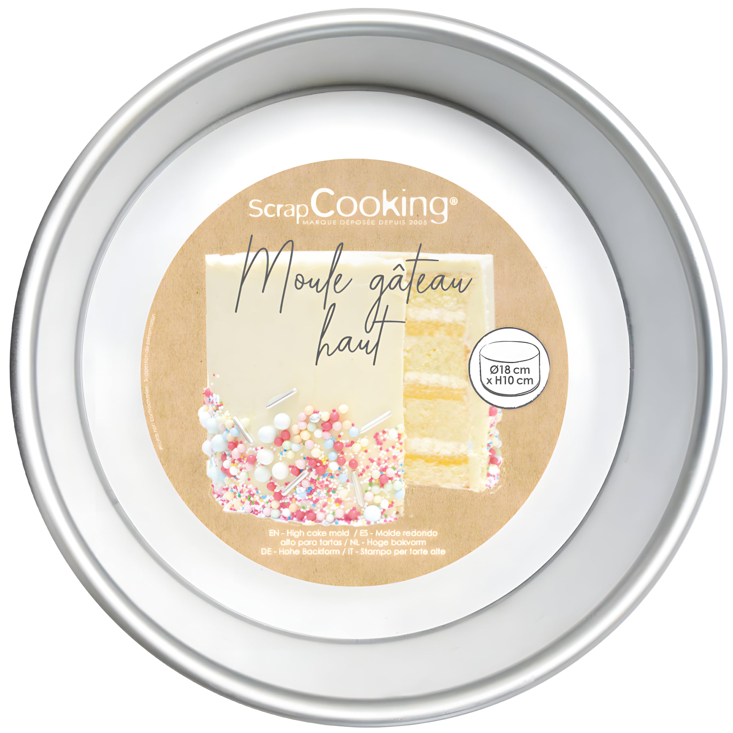 scrapcooking-moules-1891-moule-rond-alu-20-cm-bords-hauts image 8
