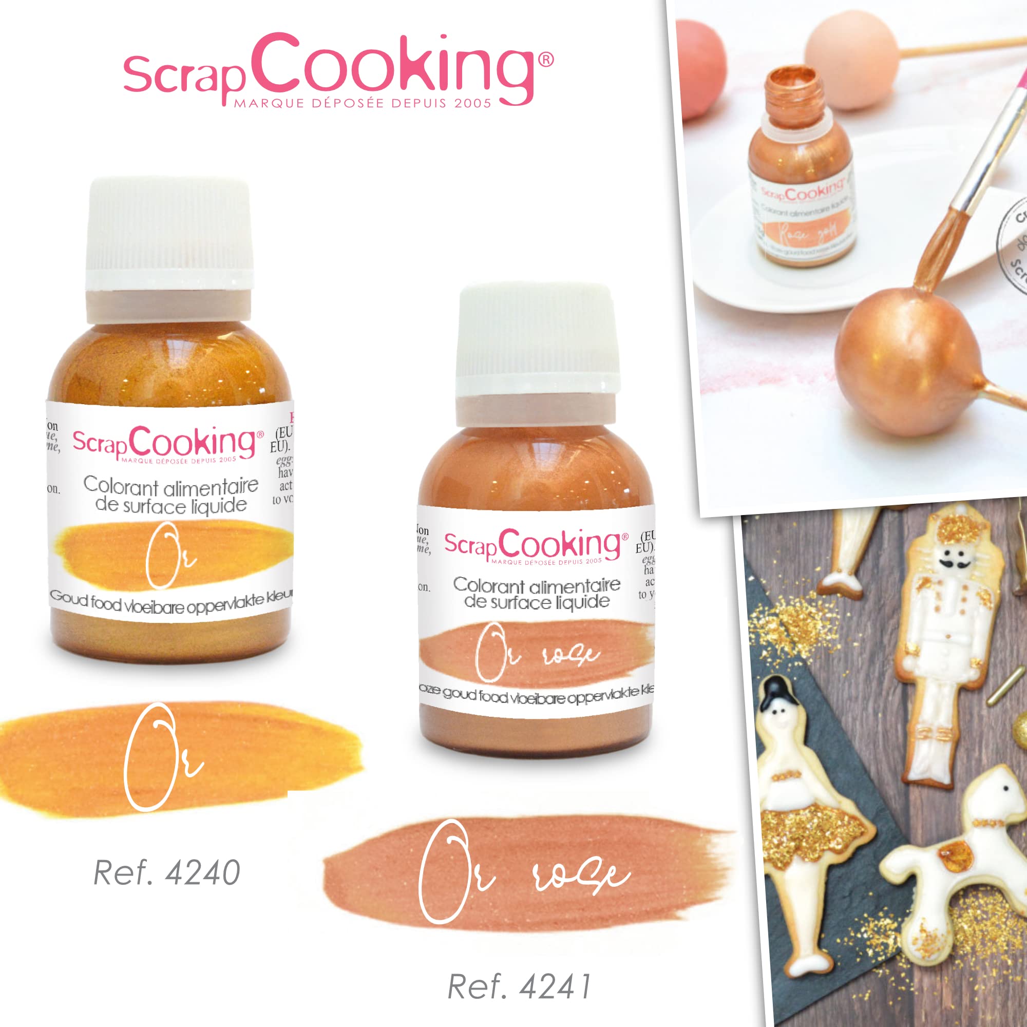 scrapcooking-colorants-4240-colorant-liquide-dor-20g image 8