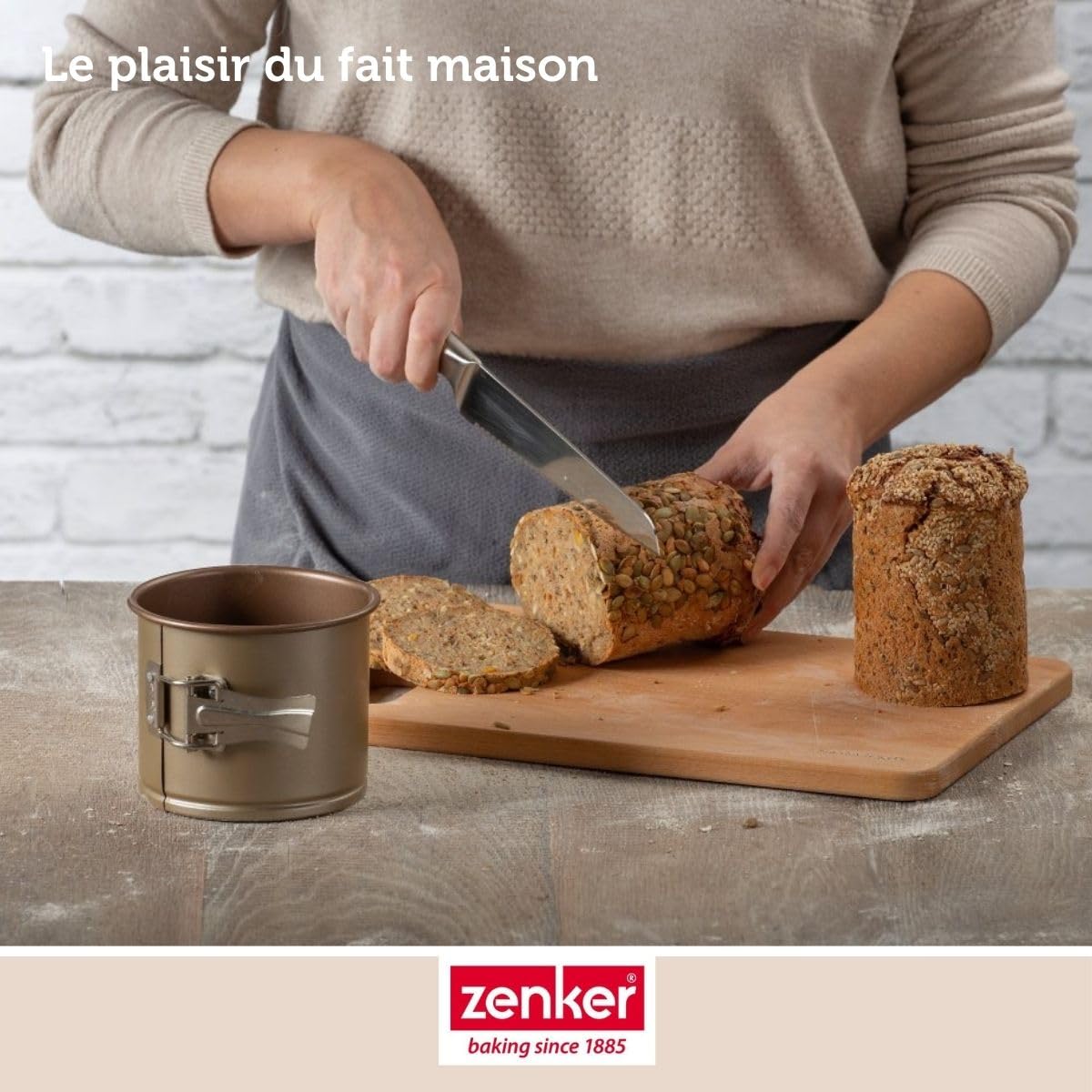 zenker-excellence-7310-petit-moule-panettone-12-cm-dor image 2