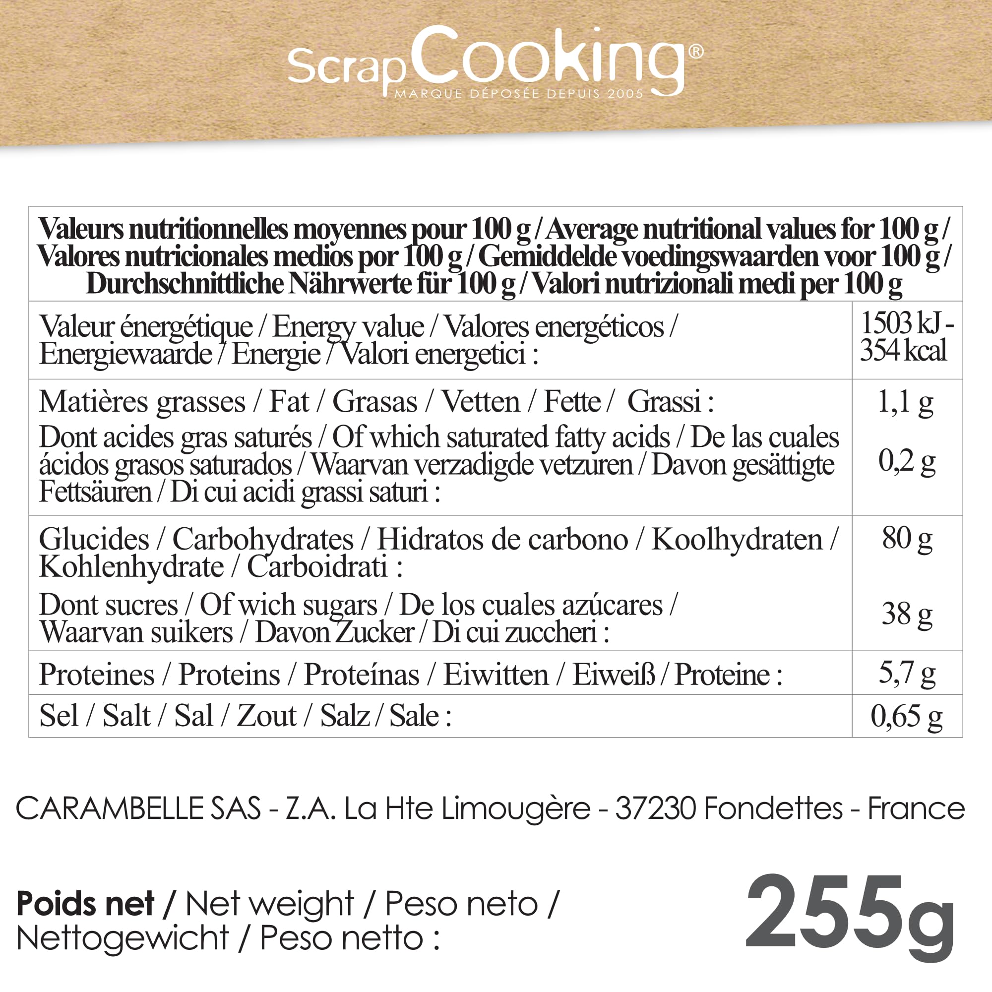 scrapcooking-ingr-dients-8500-pr-paration-cupcakes-vanille-255-g image 2