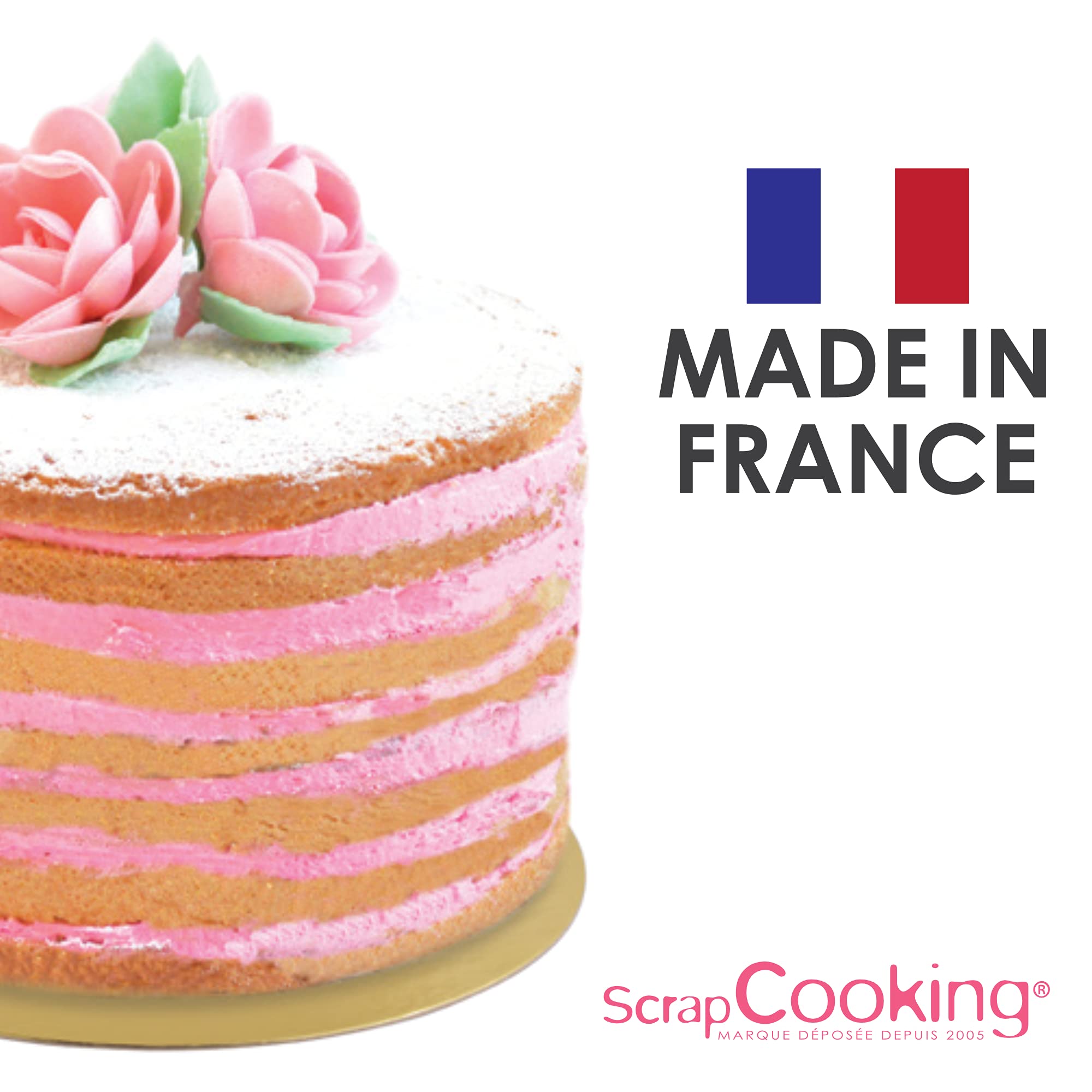 scrapcooking-mat-riel-6-supports-g-teaux-ronds-dor-noir-24-cm image 6