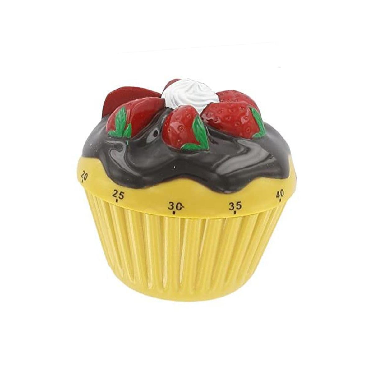 zenker-patisserie-41943-minuteur-cupcake-m-canique-jaune image 1