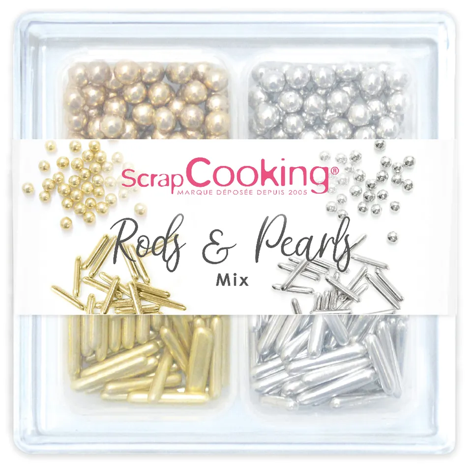 scrapcooking-rods-pearls-mix-d-cors-sucr-s-or-argent-66-g image 1