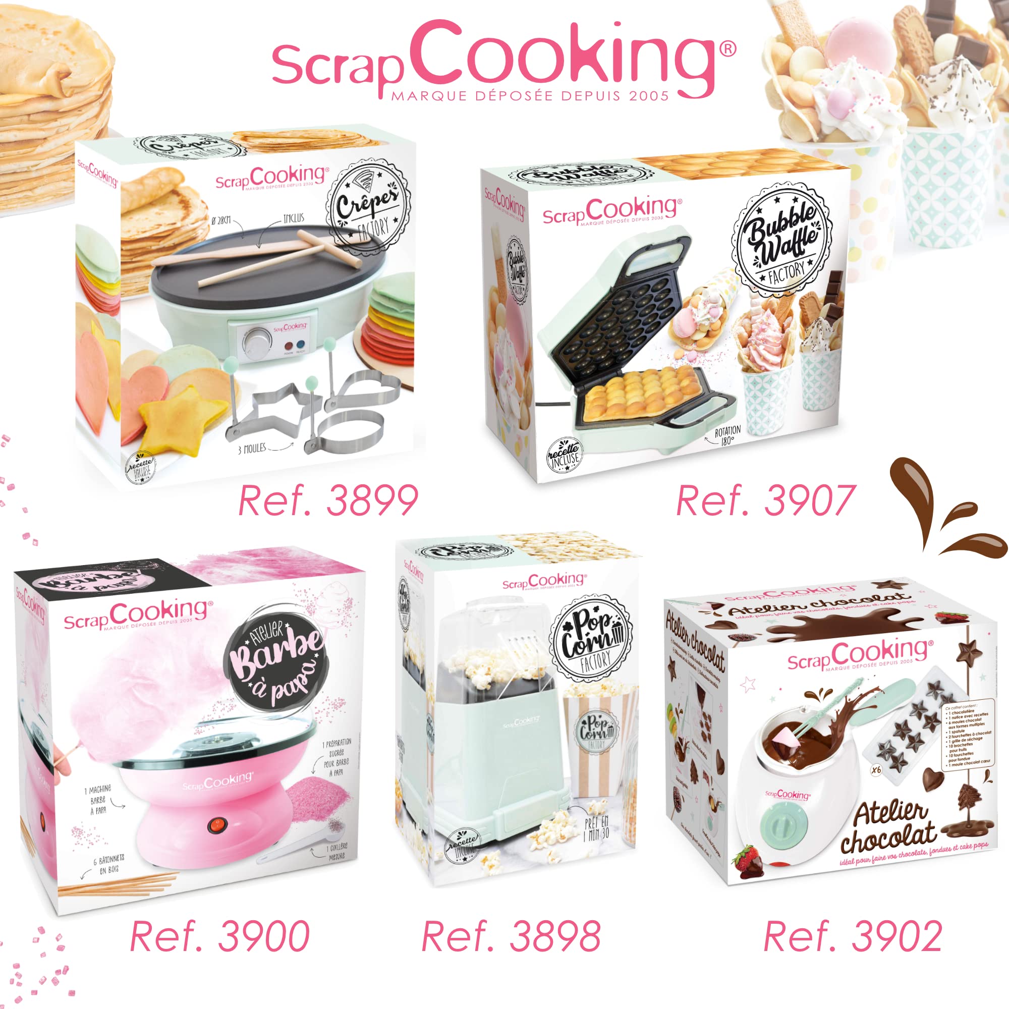 scrapcooking-pop-corn-factory-machine-popcorn-1100w-verte image 8