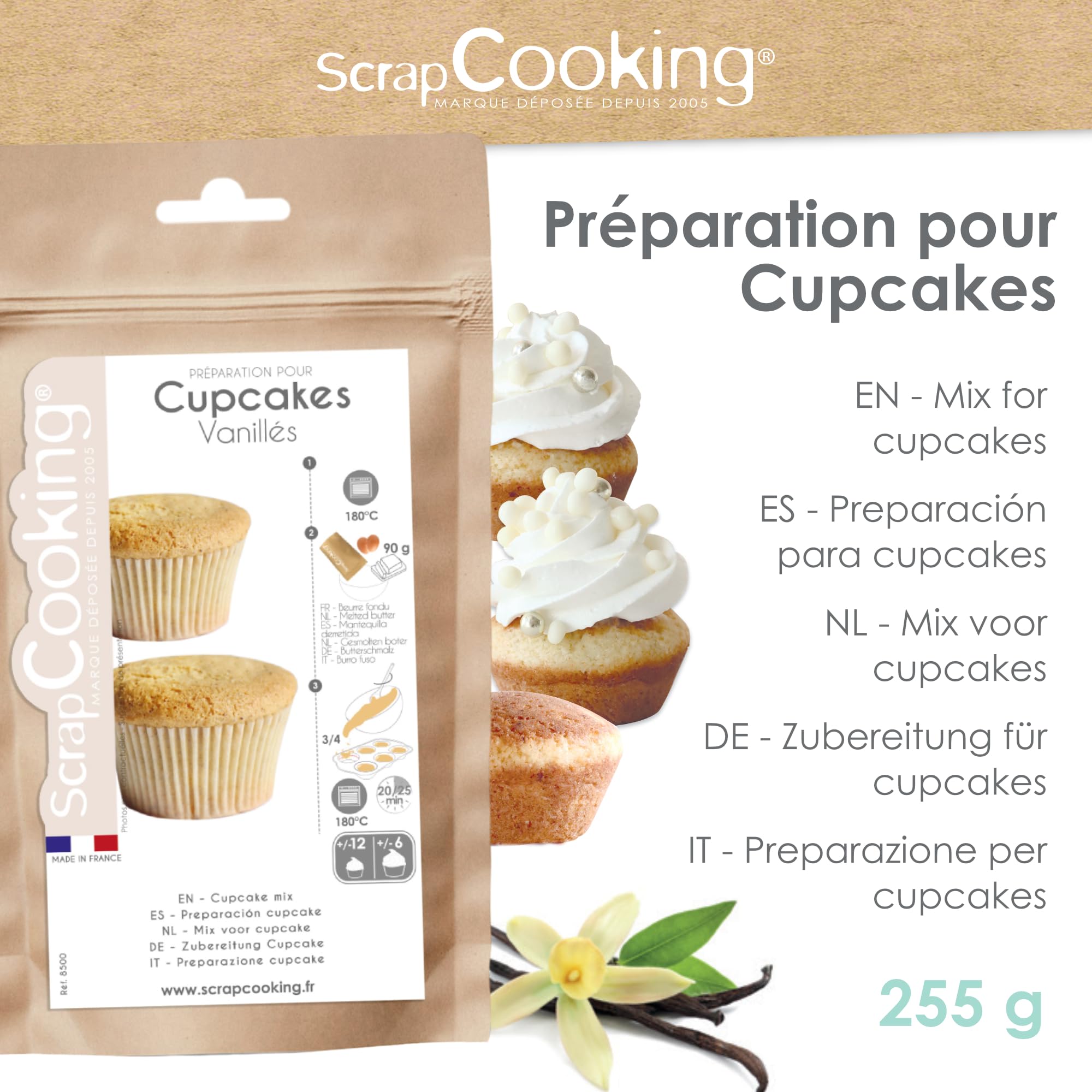 scrapcooking-ingr-dients-8500-pr-paration-cupcakes-vanille-255-g image 3