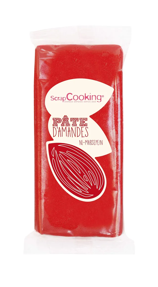 scrapcooking-p-tes-sucre-p-te-d-amande-rouge-200-g-souple image 1