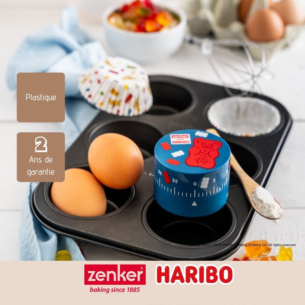 zenker-meets-haribo-46522-minuteur-cuisine-enfant-bleu-60-min image 4