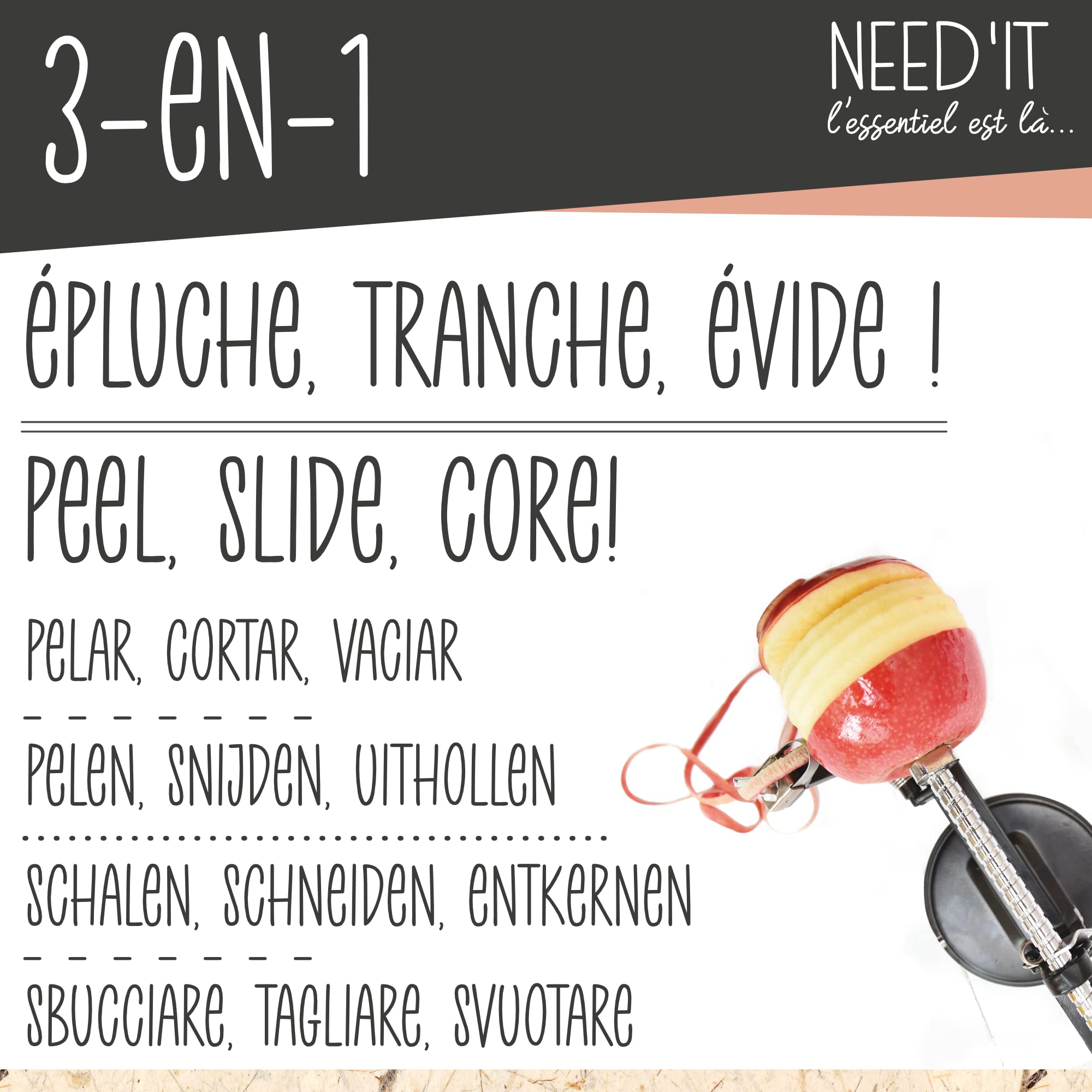 scrapcooking-need-it-pluche-pomme-3-en-1-noir-5255 image 3