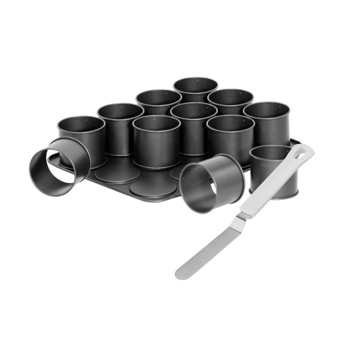 zenker-special-mini-9926850-plaque-12-mini-moules-spatule image 1