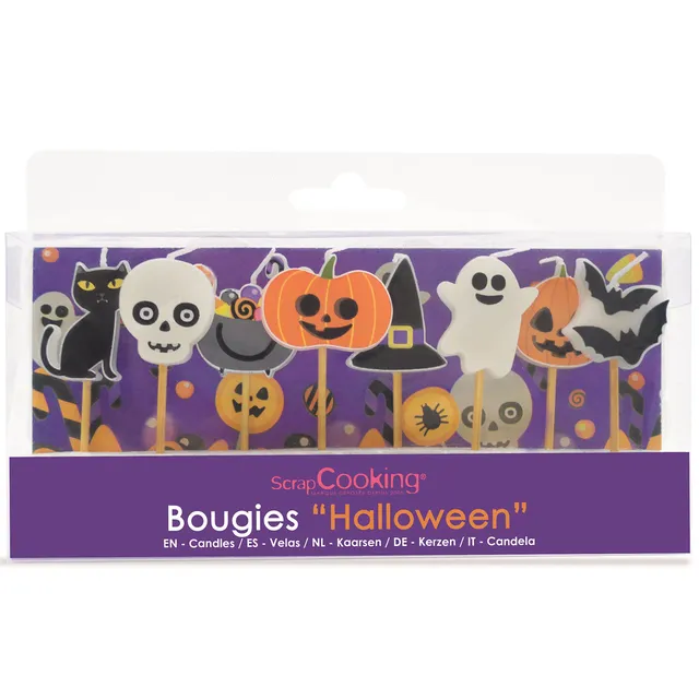 scrapcooking-d-corations-kit-8-bougies-halloween-5031 image 1