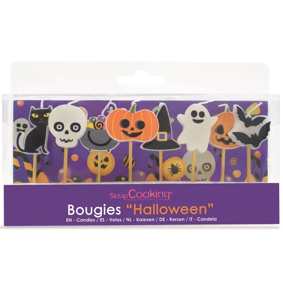scrapcooking-d-corations-kit-8-bougies-halloween-5031 image 1