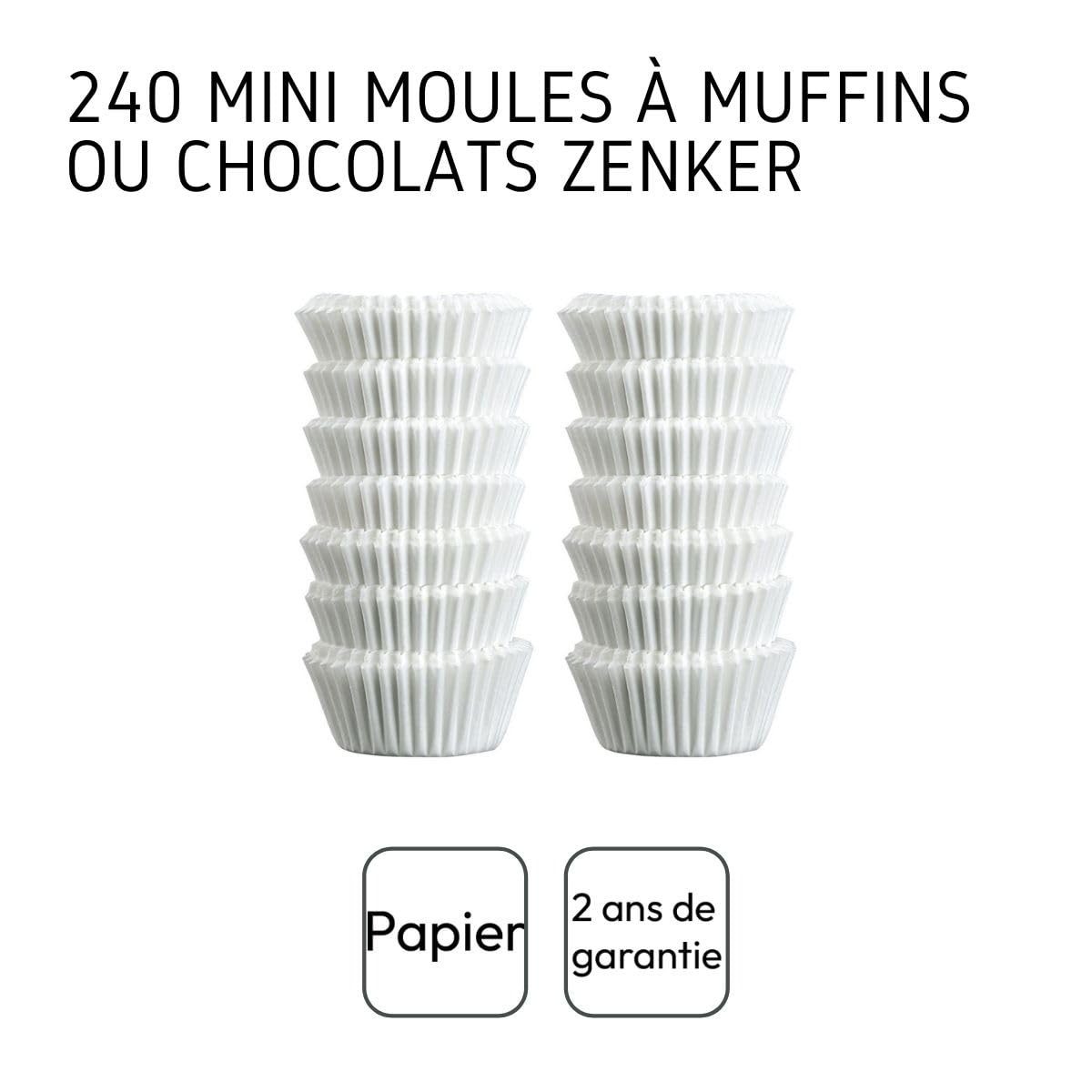 zenker-happy-cupcakes-43423-caissettes-papier-blanc-lot-240 image 4