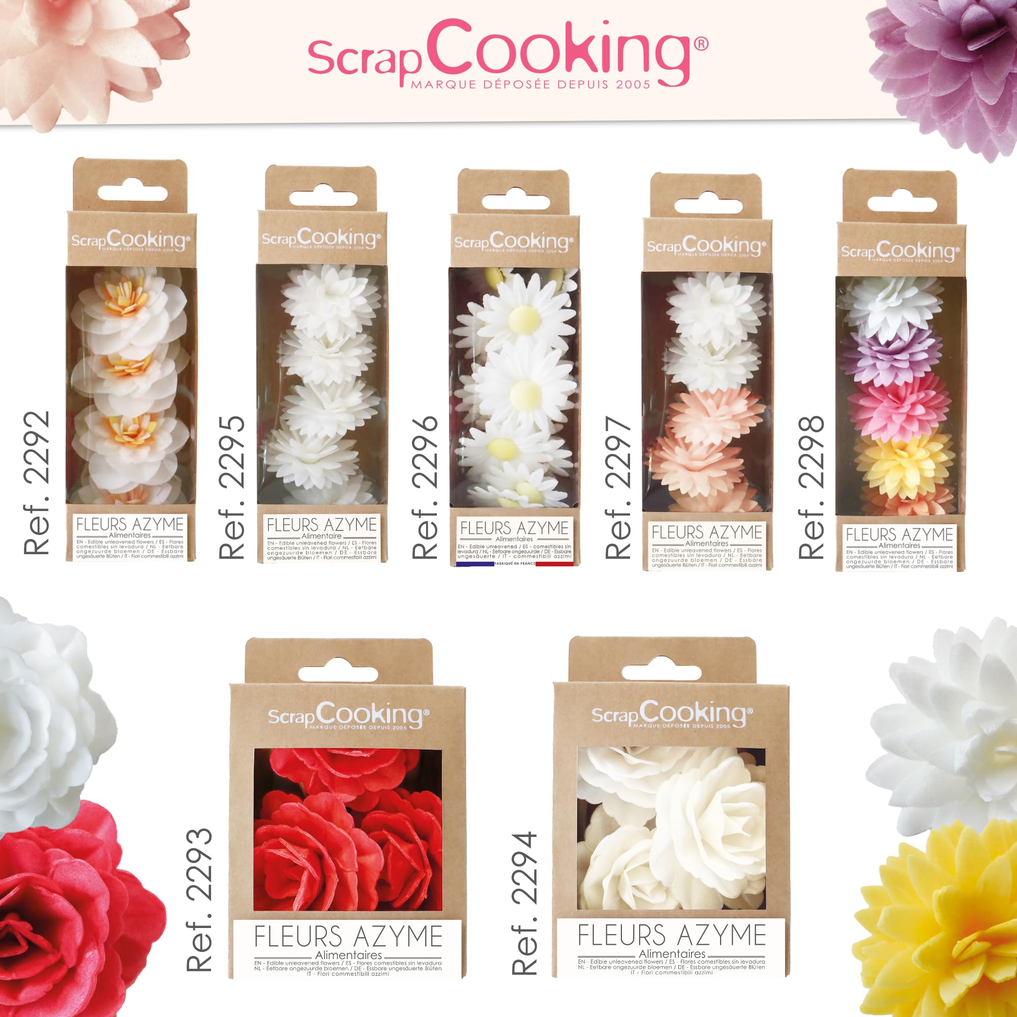 scrapcooking-d-corations-2296-marguerites-azyme-d-co-g-teau-x18 image 7