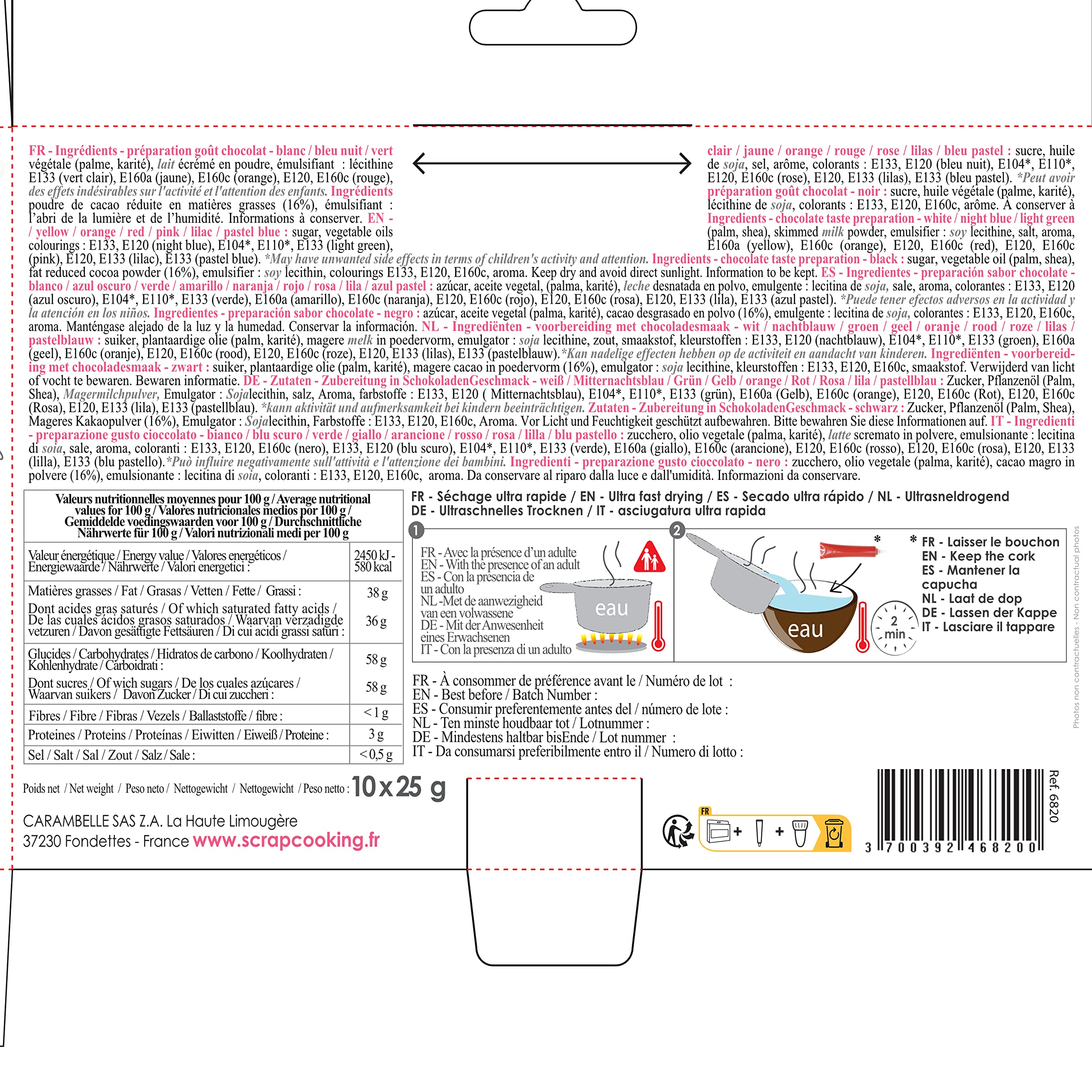 scrapcooking-6820-stylos-choco-gla-age-10-x-25-g-go-t-chocolat image 8