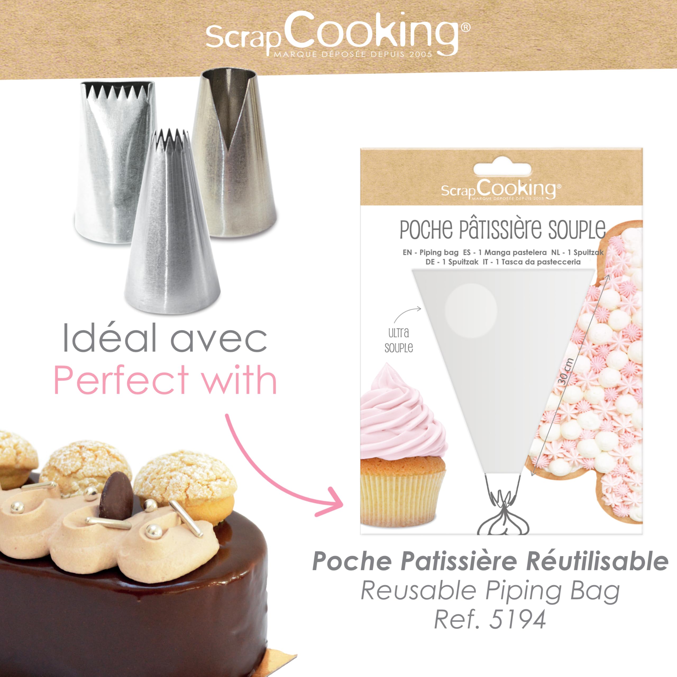 scrapcooking-mat-riel-1835-douilles-b-ches-no-l-inox-x3 image 6