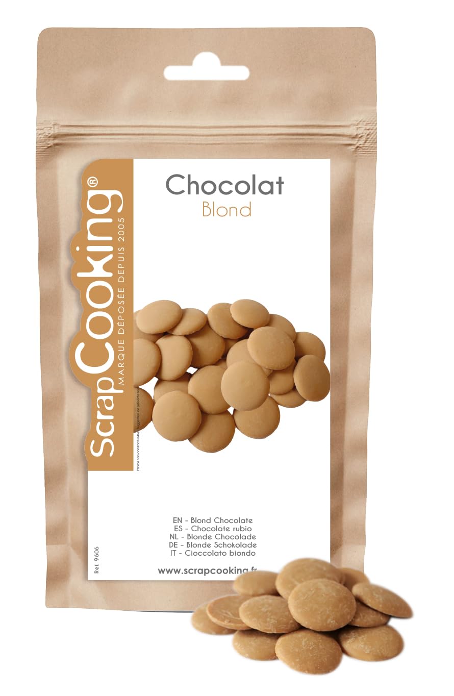 scrapcooking-ingr-dients-palets-chocolat-blond-9606-190-g-caramel image 1