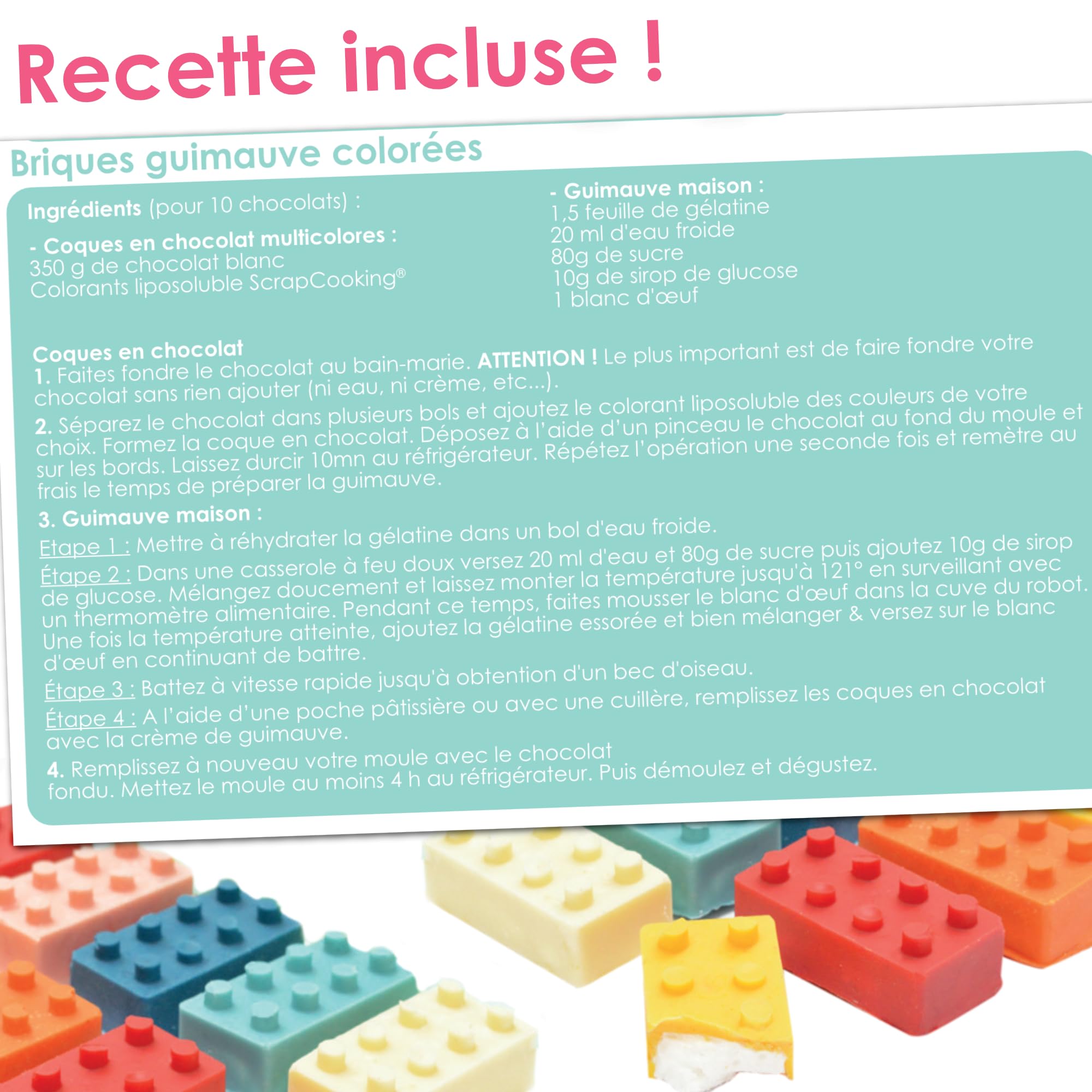 scrapcooking-moules-6729-moule-silicone-briques-vert-d-eau image 7