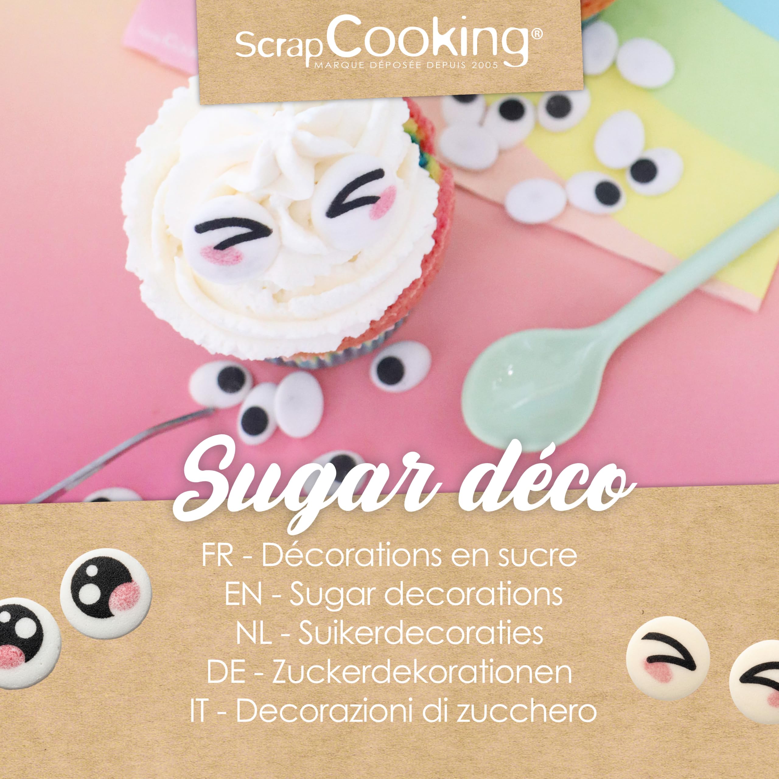 scrapcooking-d-corations-7059-d-cosucres-yeux-kawaii-x24 image 2