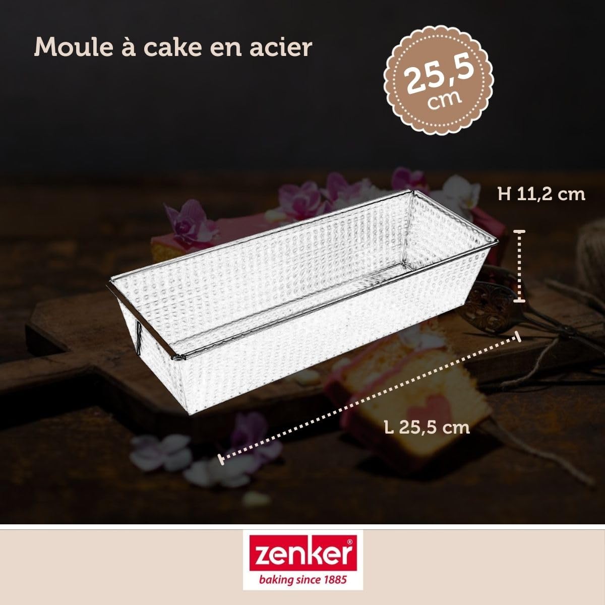 zenker-energy-6813-moule-cake-acier-tam-25-5-cm image 4