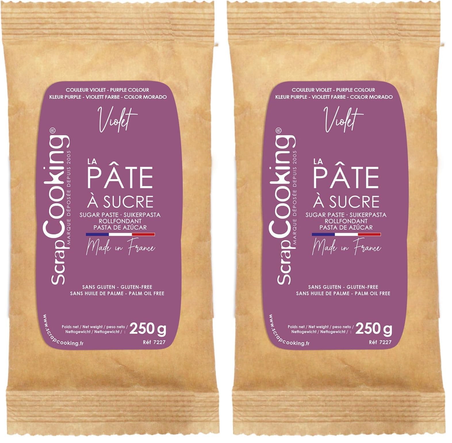 scrapcooking-p-tes-sucre-violet-250g-p-te-vanill-e image 2