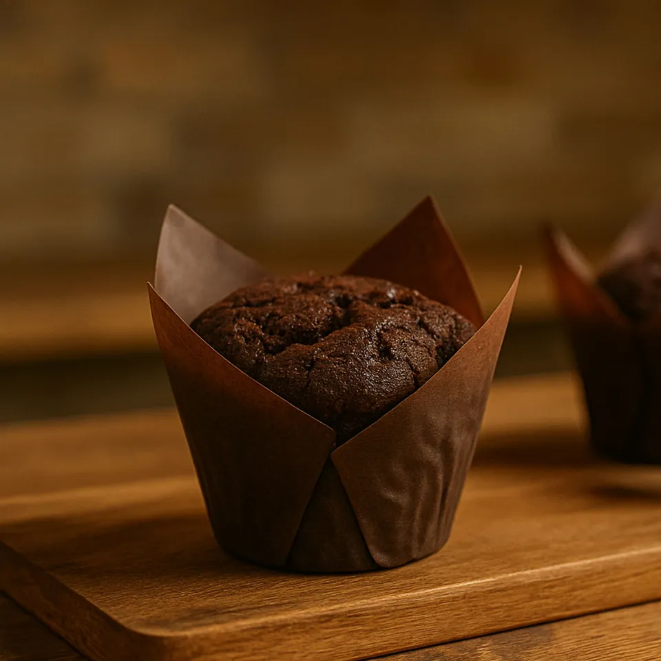 chevler-tulip-muffin-wraps-caissettes-tulipe-muffins-blanc image 1